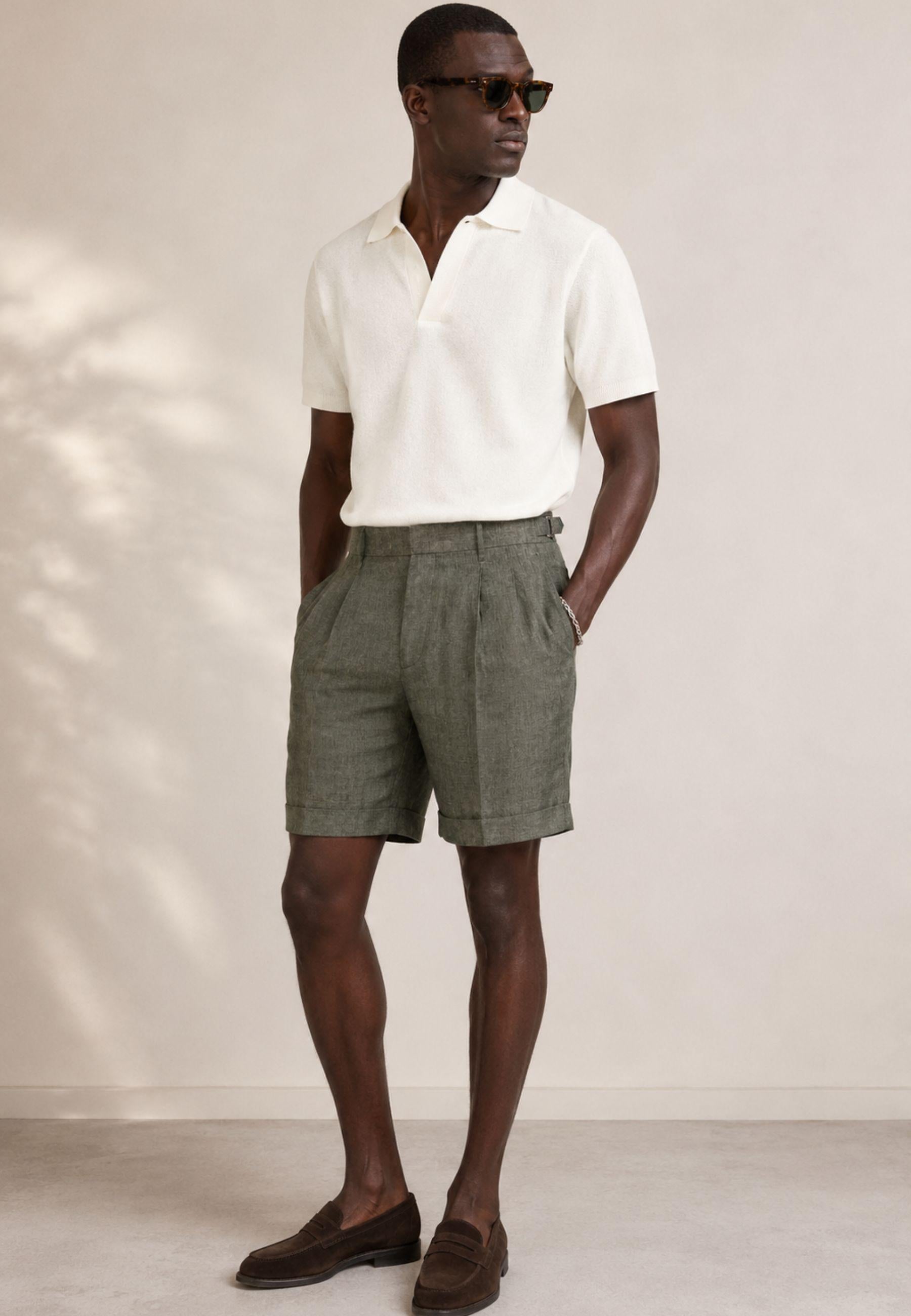 Briglia 1949 Bermuda Sartoriale in Puro Lino