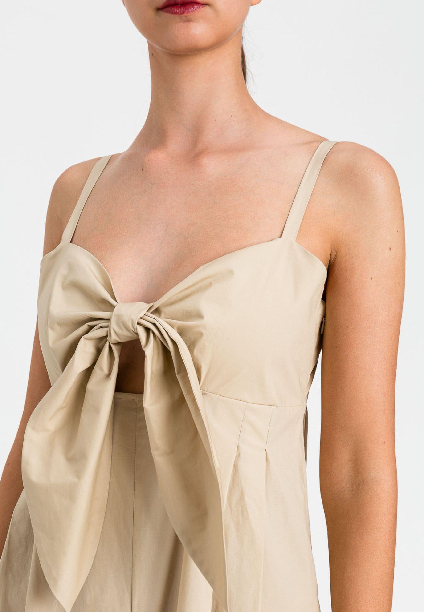 Tuta lunga con fiocco frontale - Twinset