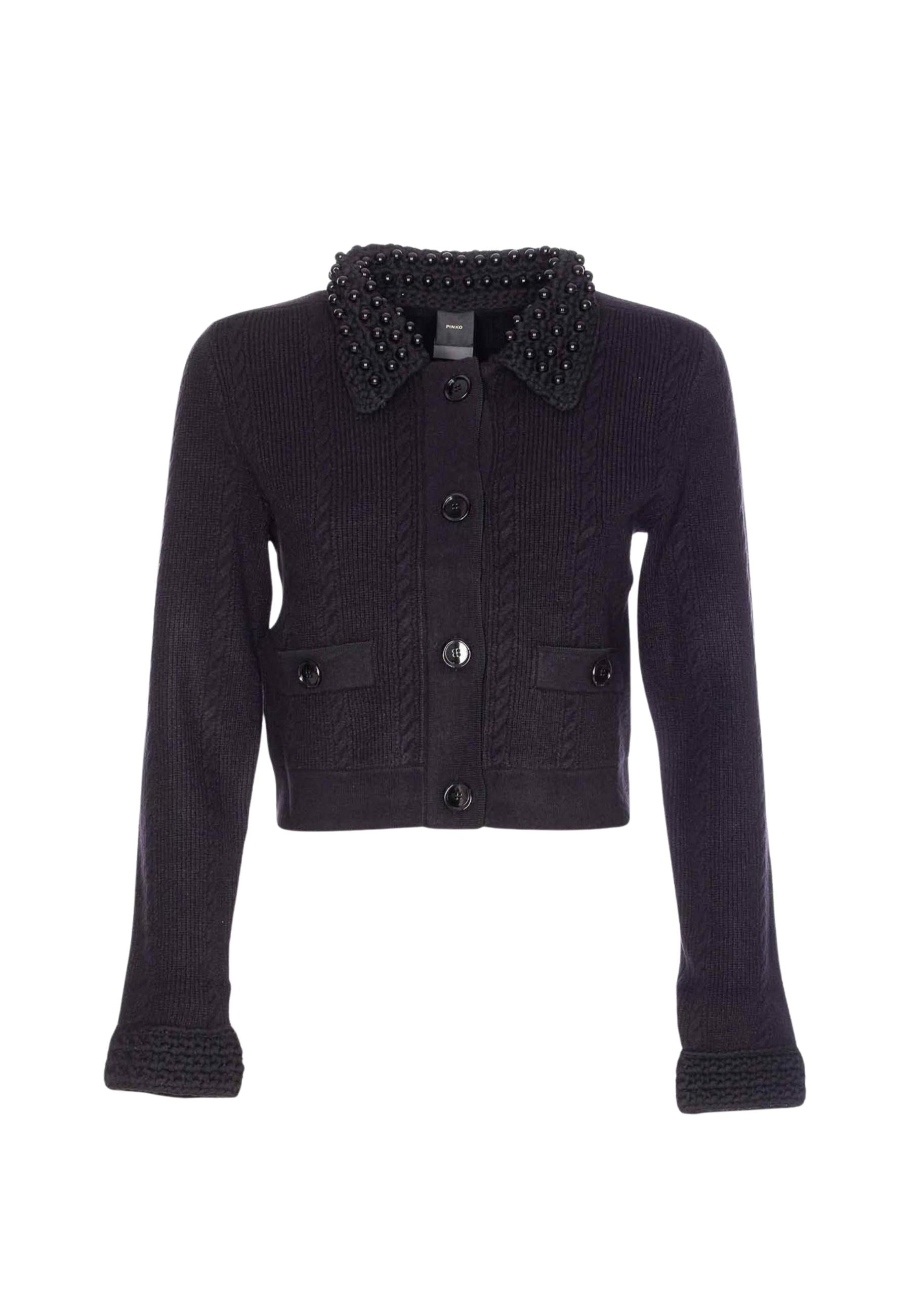 Cardigan Pinko Molise con Perle