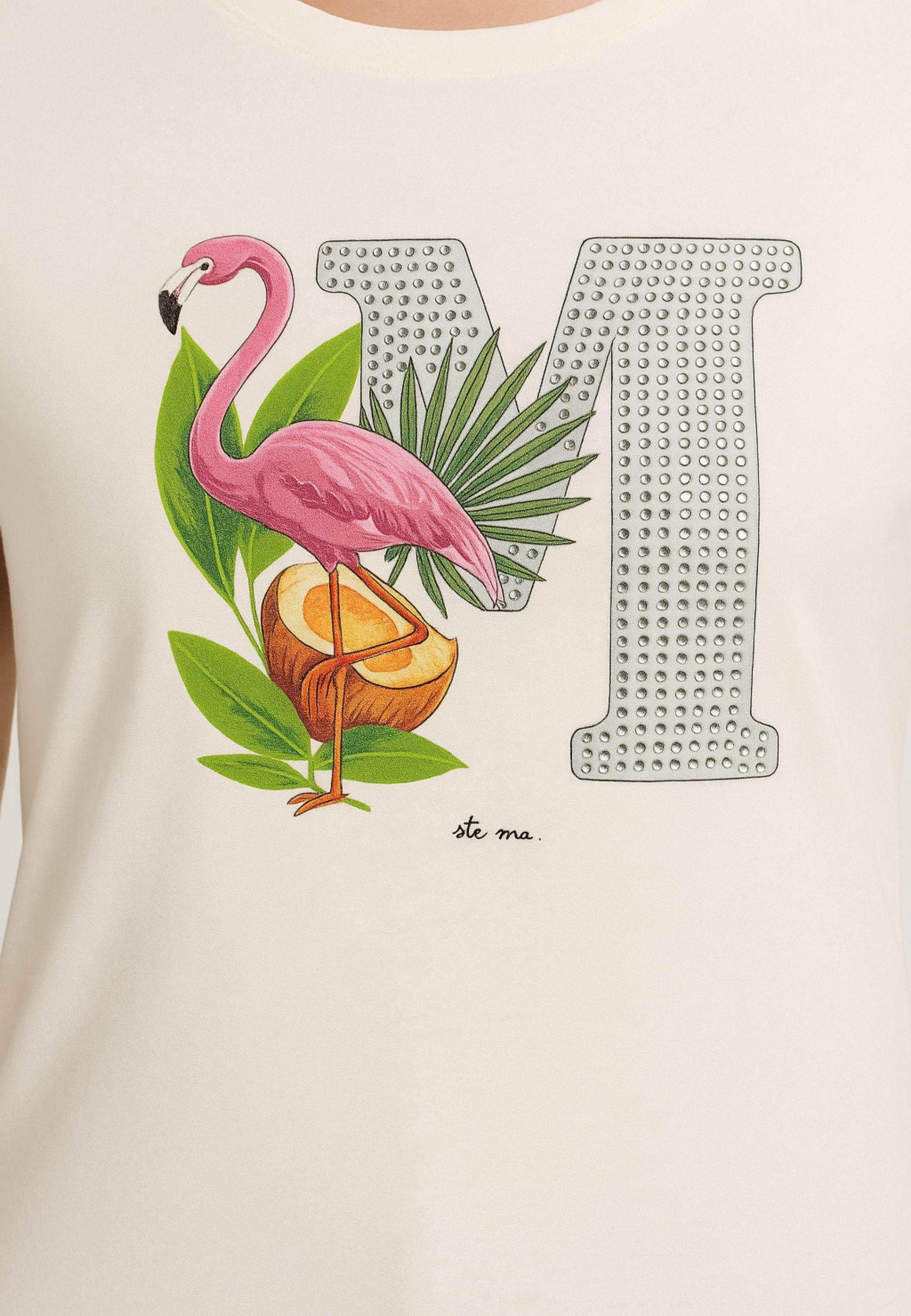 T-shirt con brillantini
