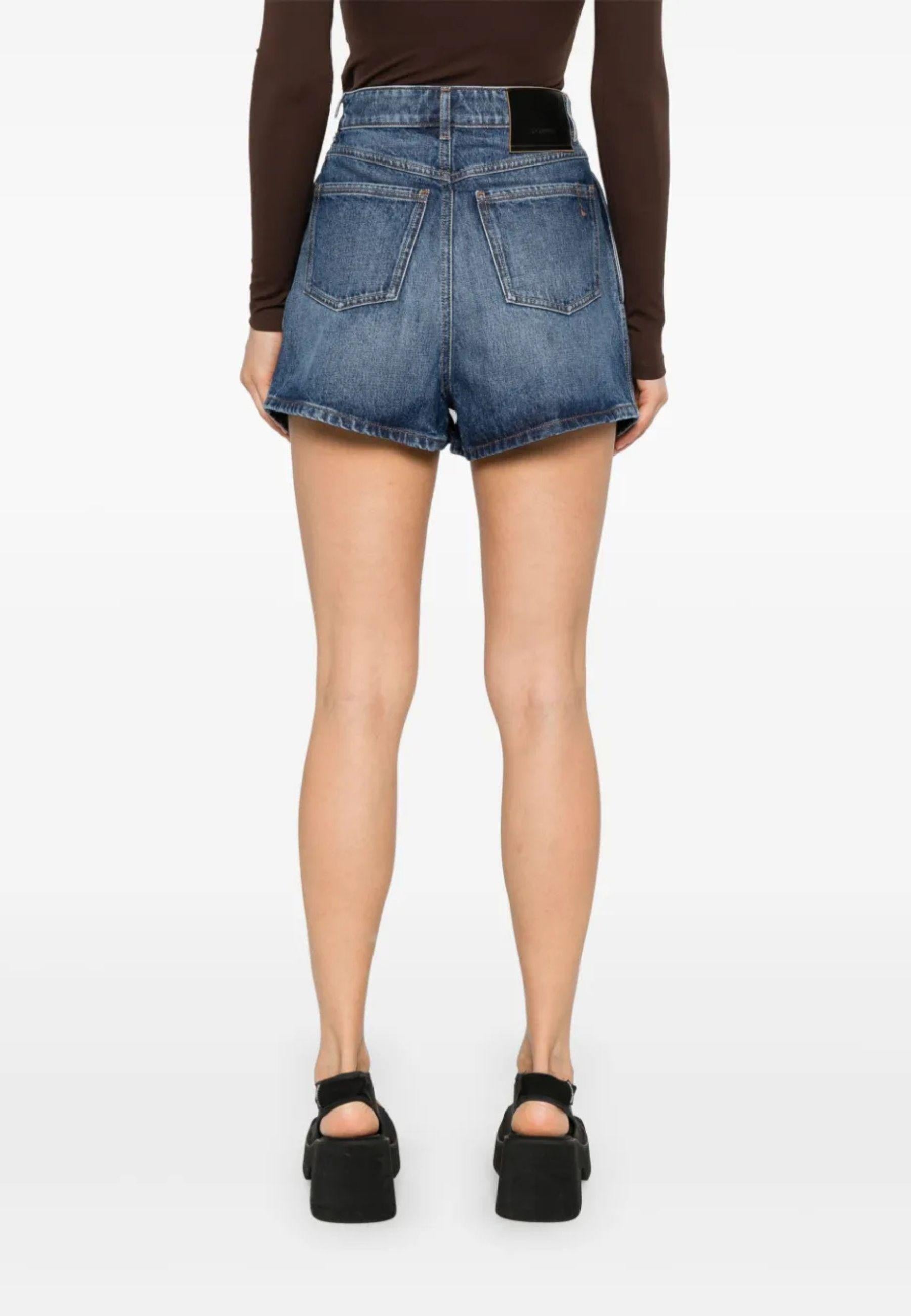 Sportmax - Shorts Ghirba in denim indaco