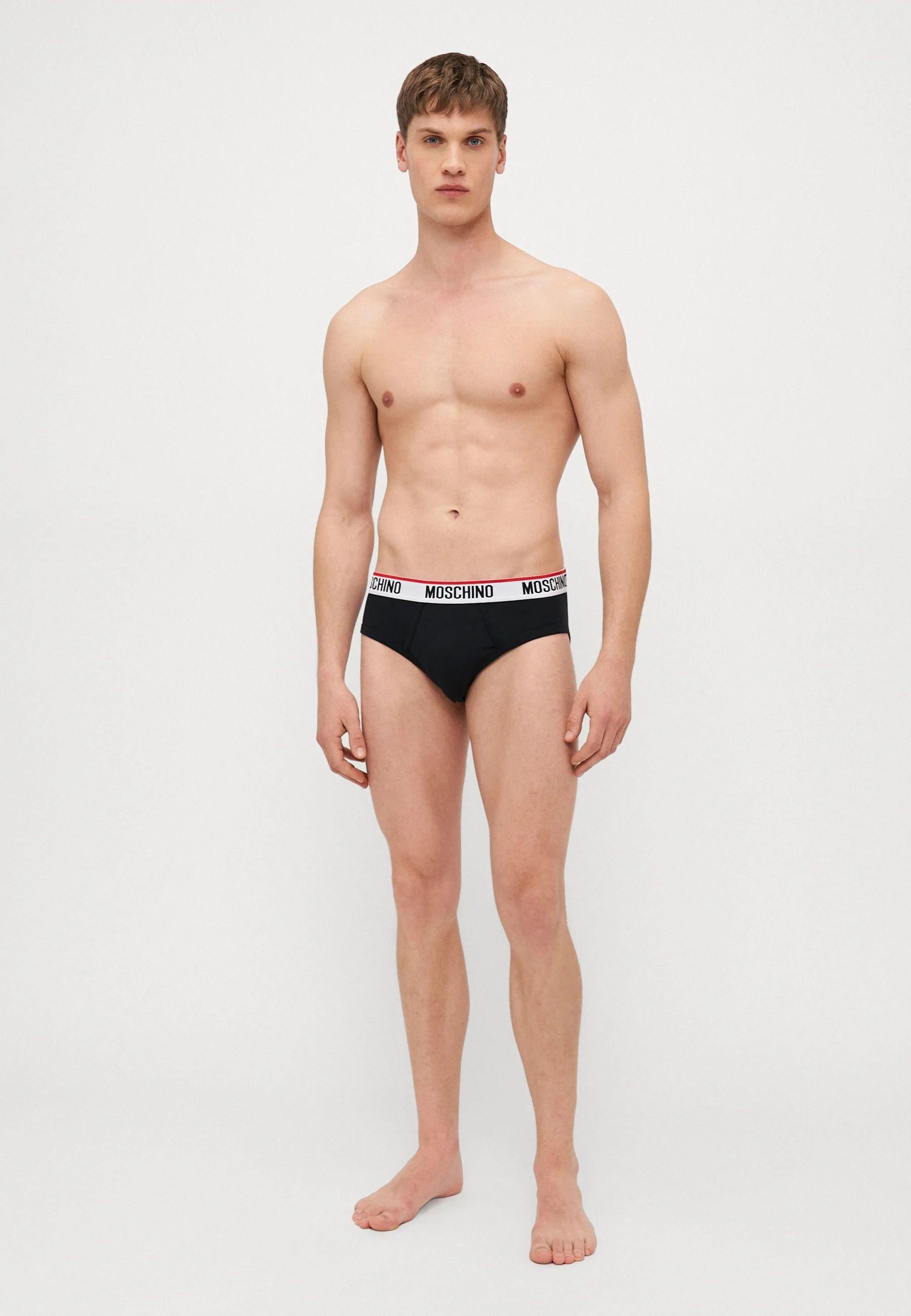 Set di 3 Slip con Logo - Moschino Underwear