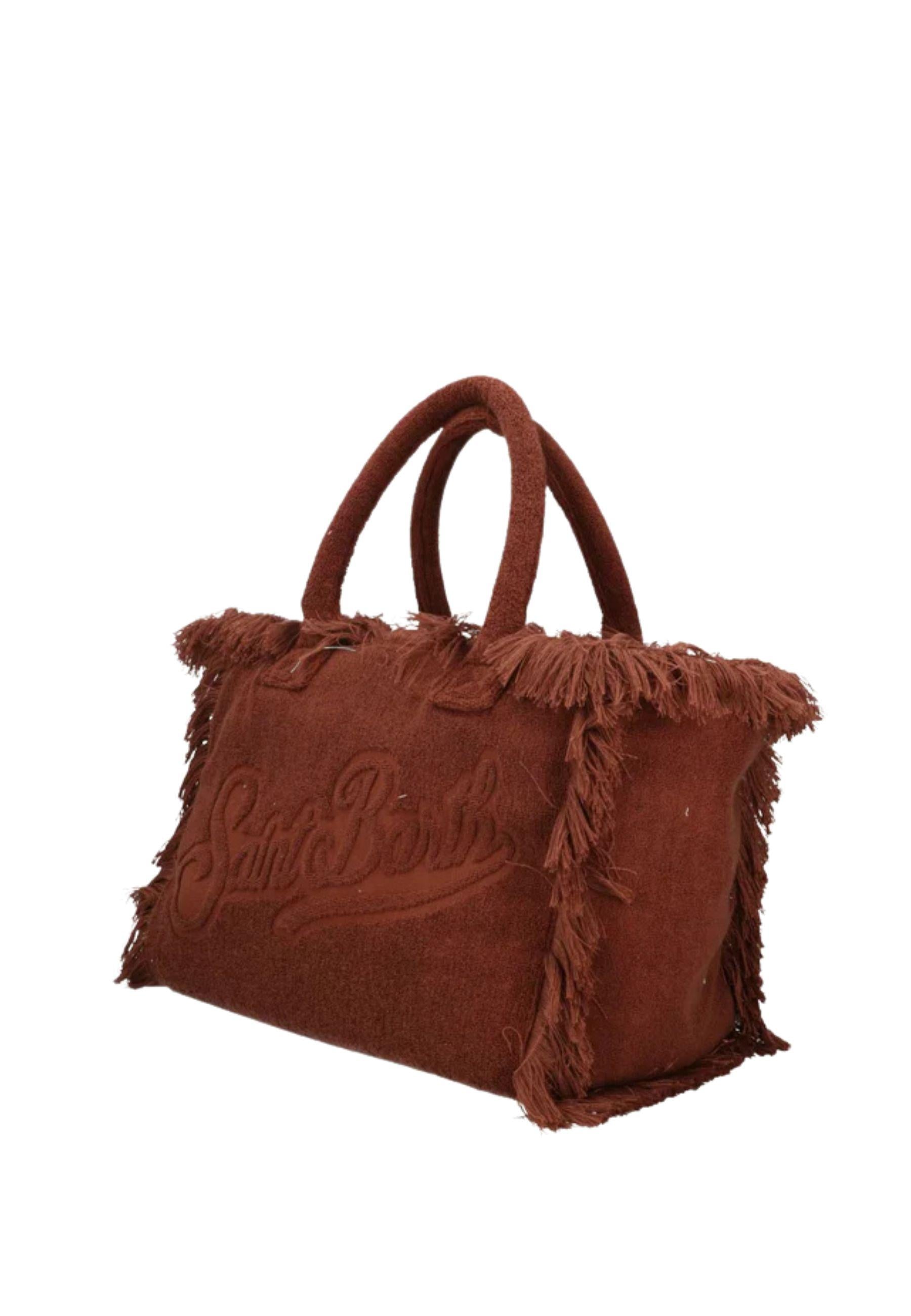 Vanity Bag Terry Brown - borsa shopper in spugna marrone