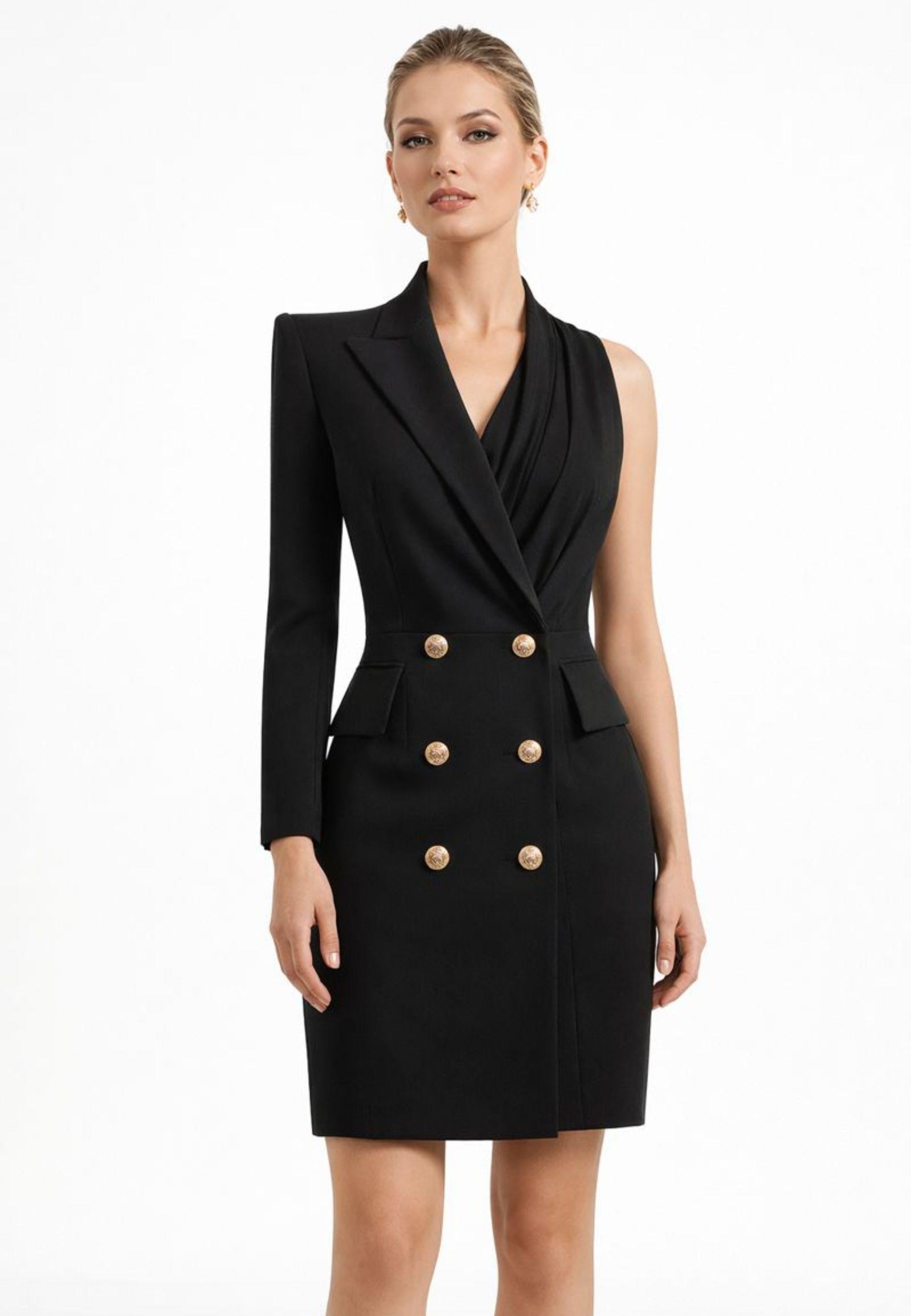 Babylon - Abito blazer asimmetrico monospalla