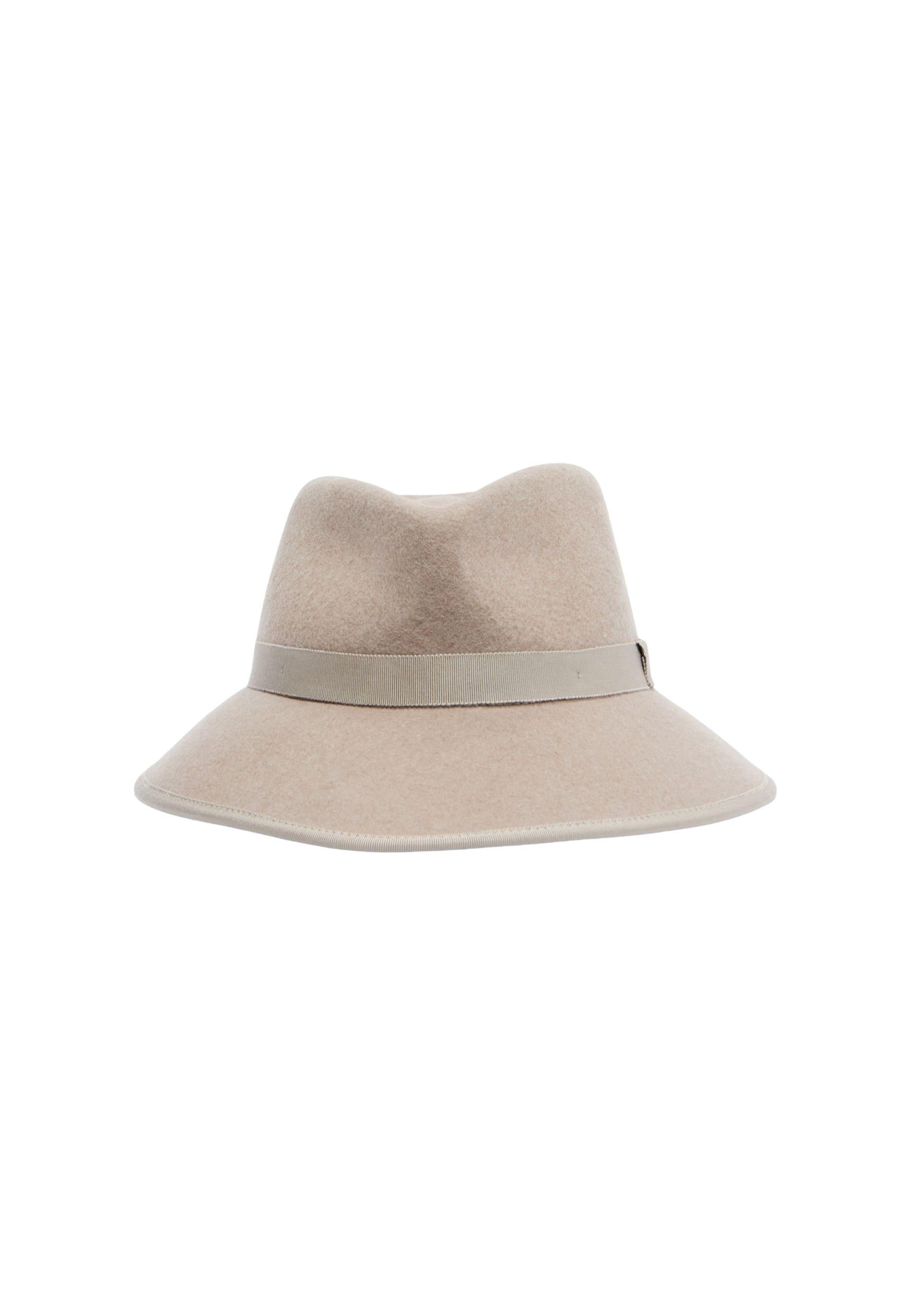 Max Mara - Cappello fedora Locusta in feltro di lana