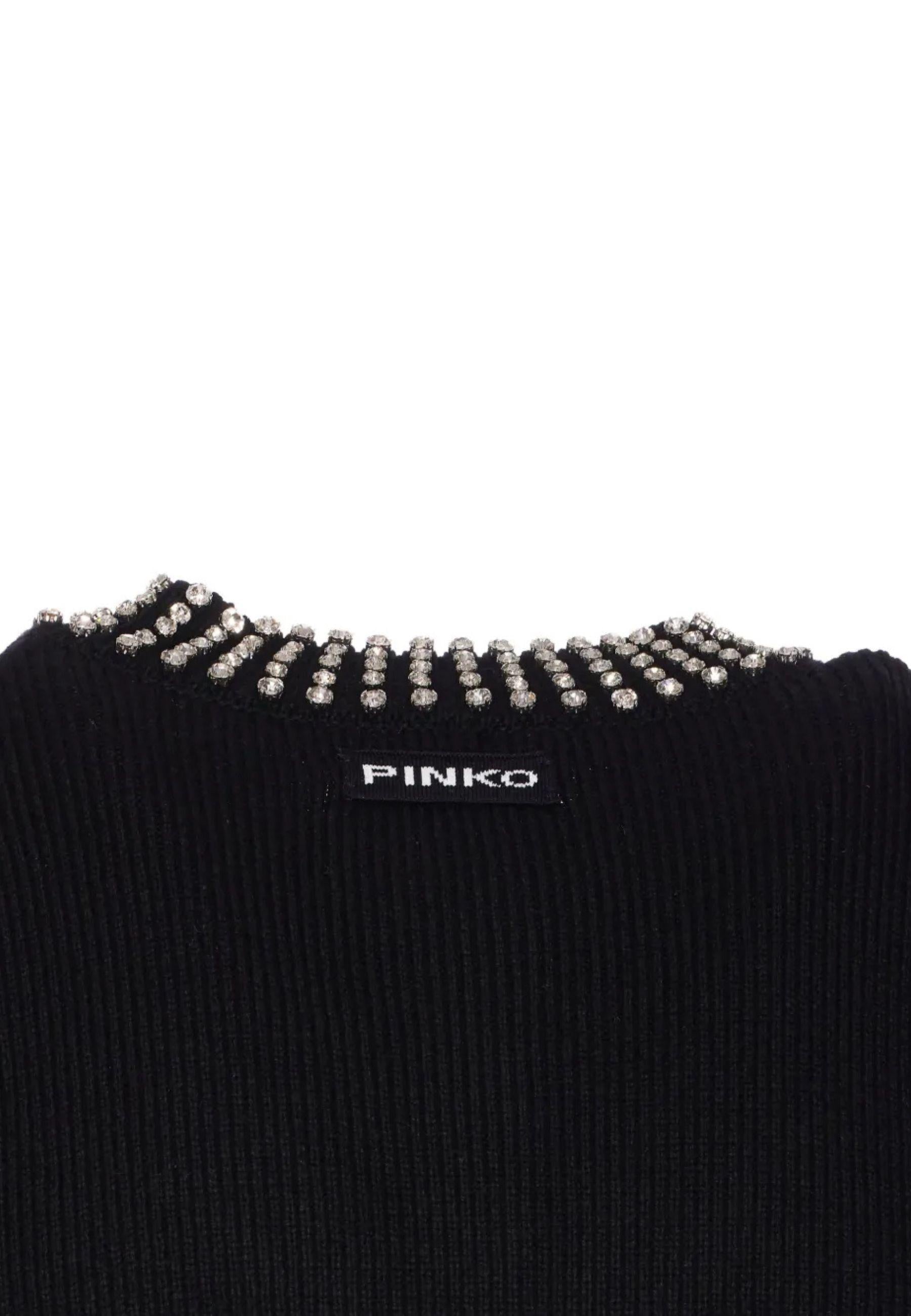 Cardigan Pinko con Collo Gioiello