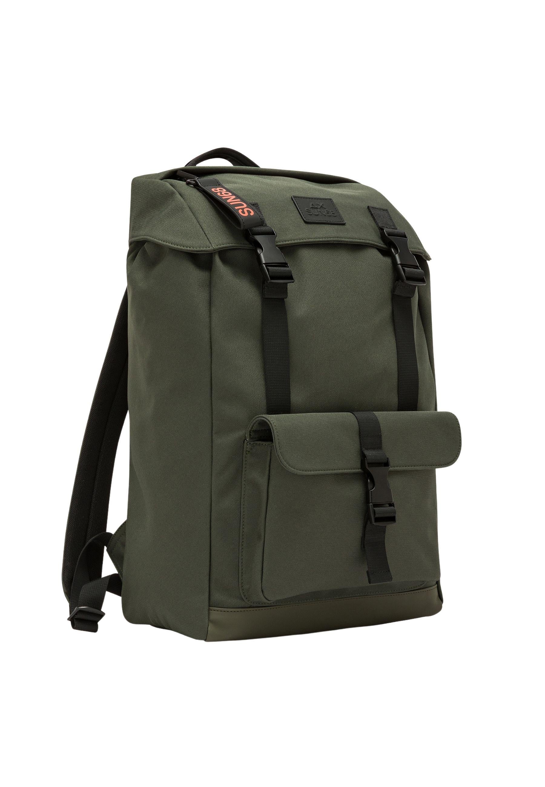SUN68 Zaino Unisex - Colore Verde Militare