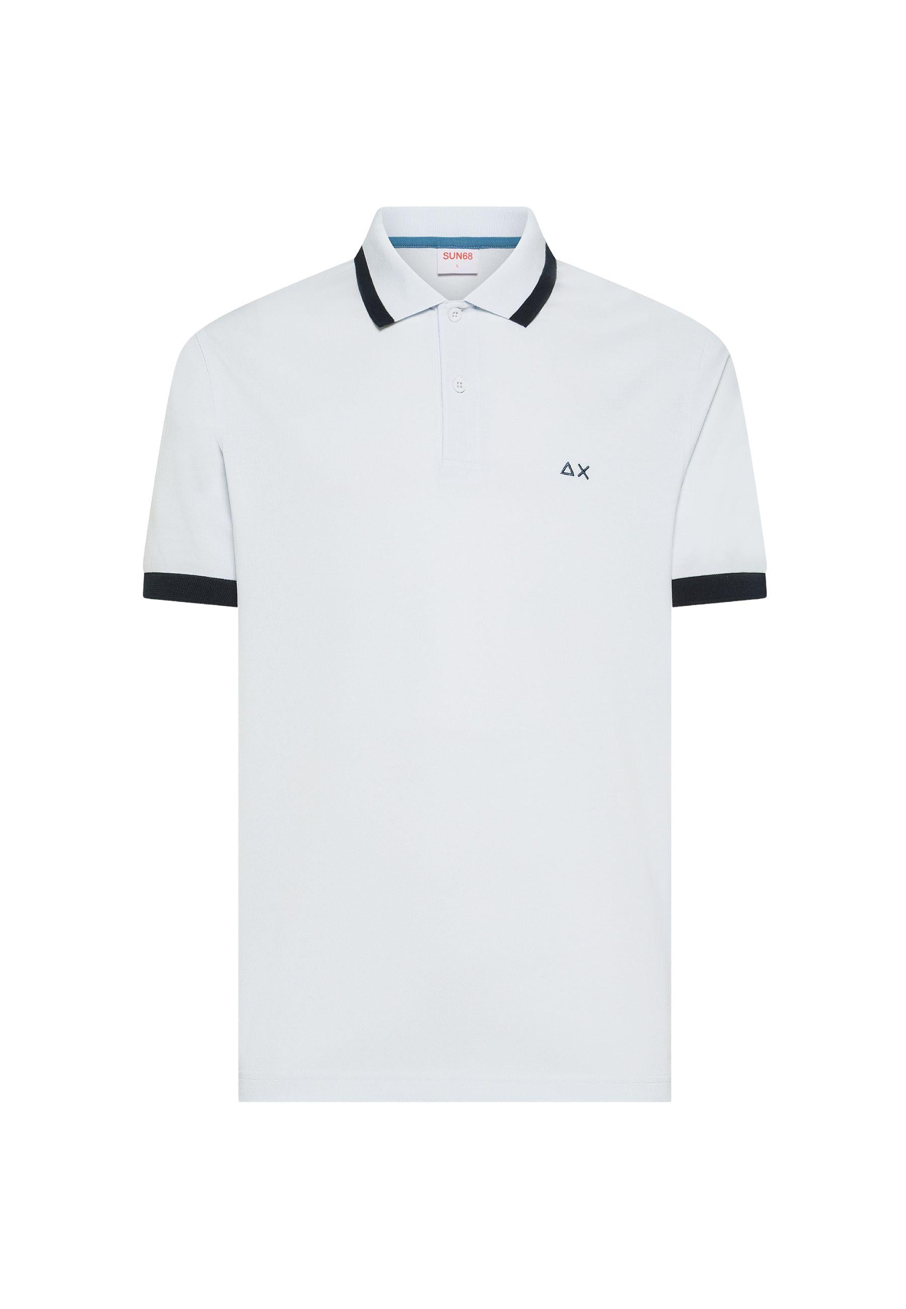 Polo SUN68 in cotone stretch