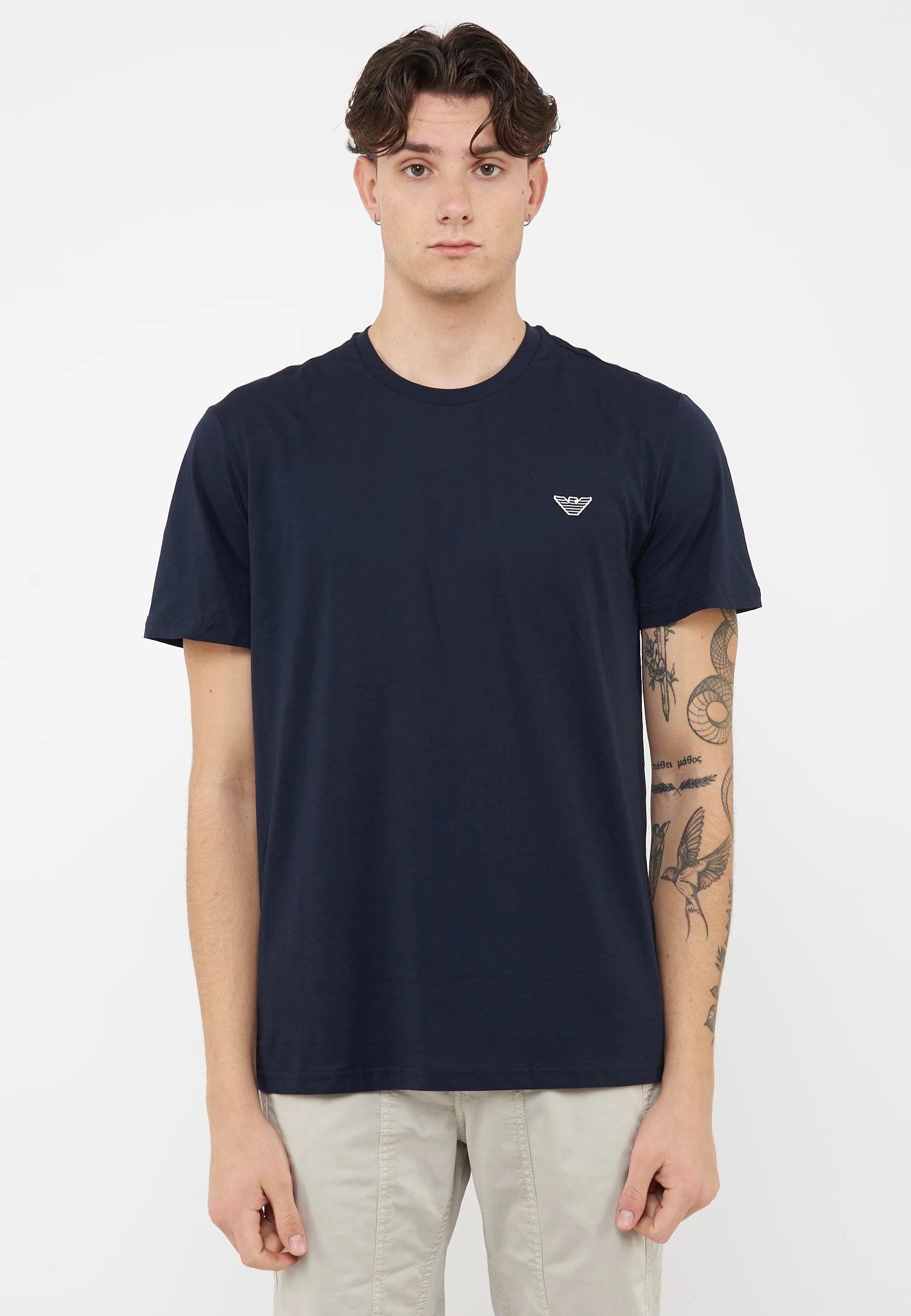 T-shirt uomo con logo aquila - Emporio Armani