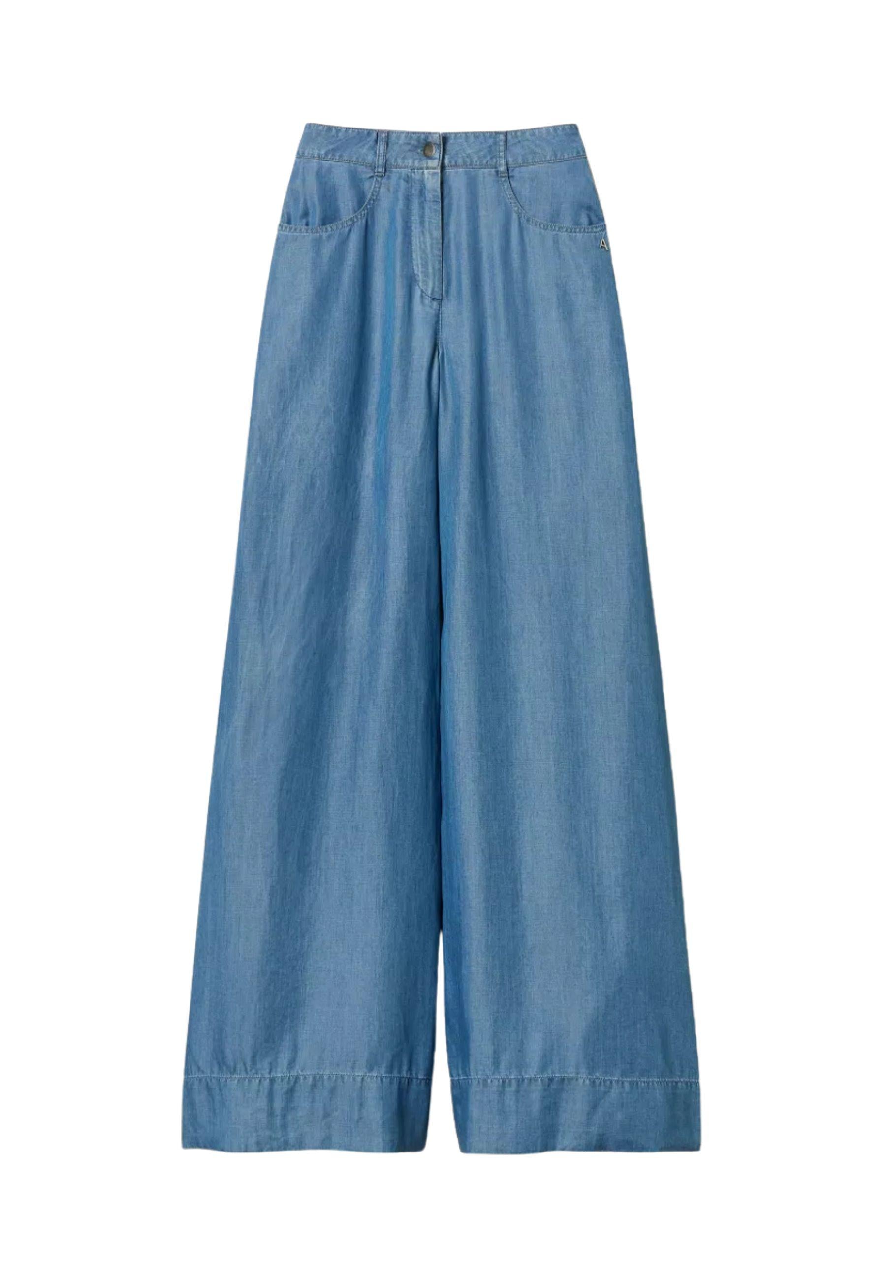 Pantaloni palazzo in denim TENCEL™ - Actitude