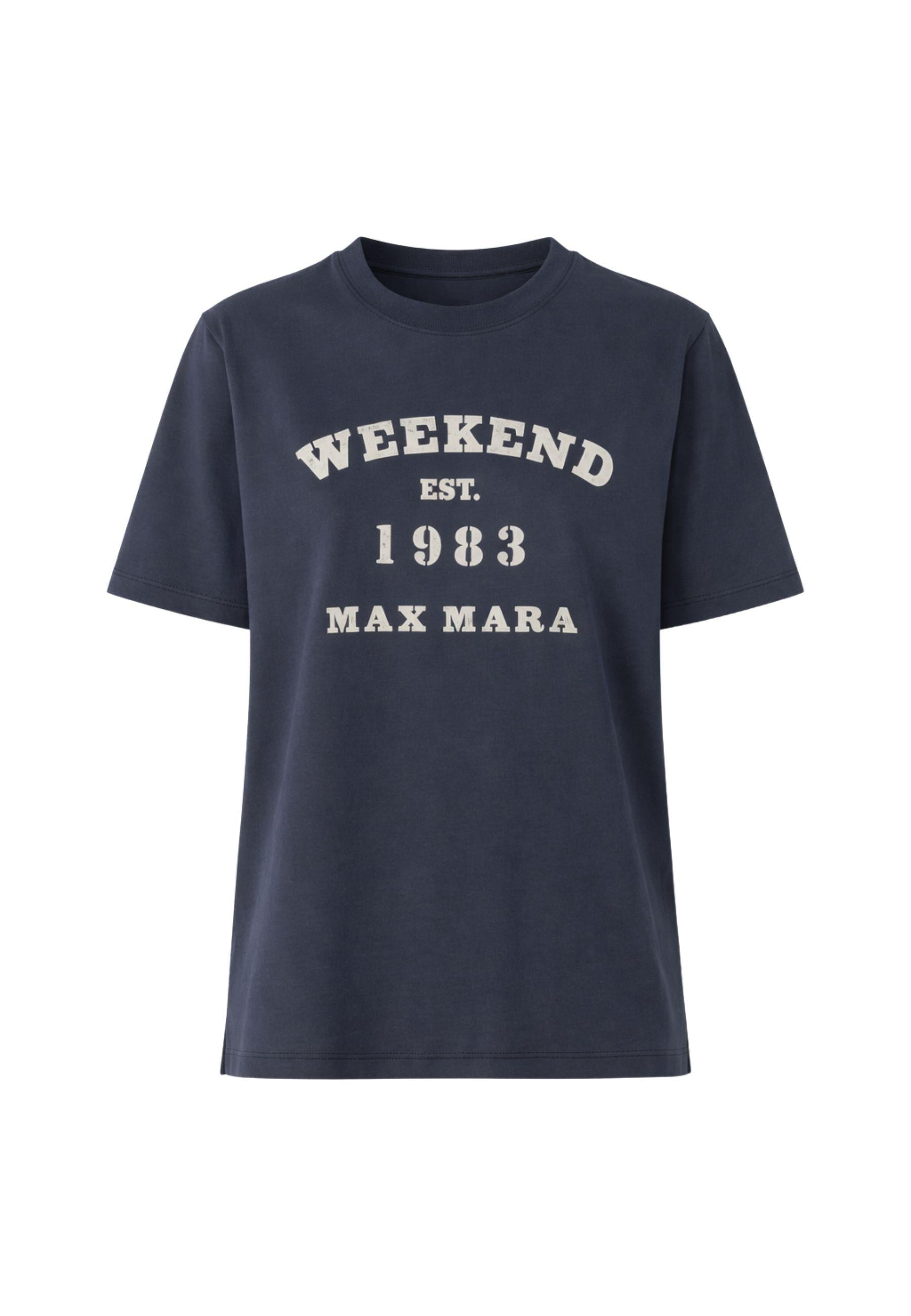 Weekend Max Mara - T-shirt in jersey di cotone con stampa grafica