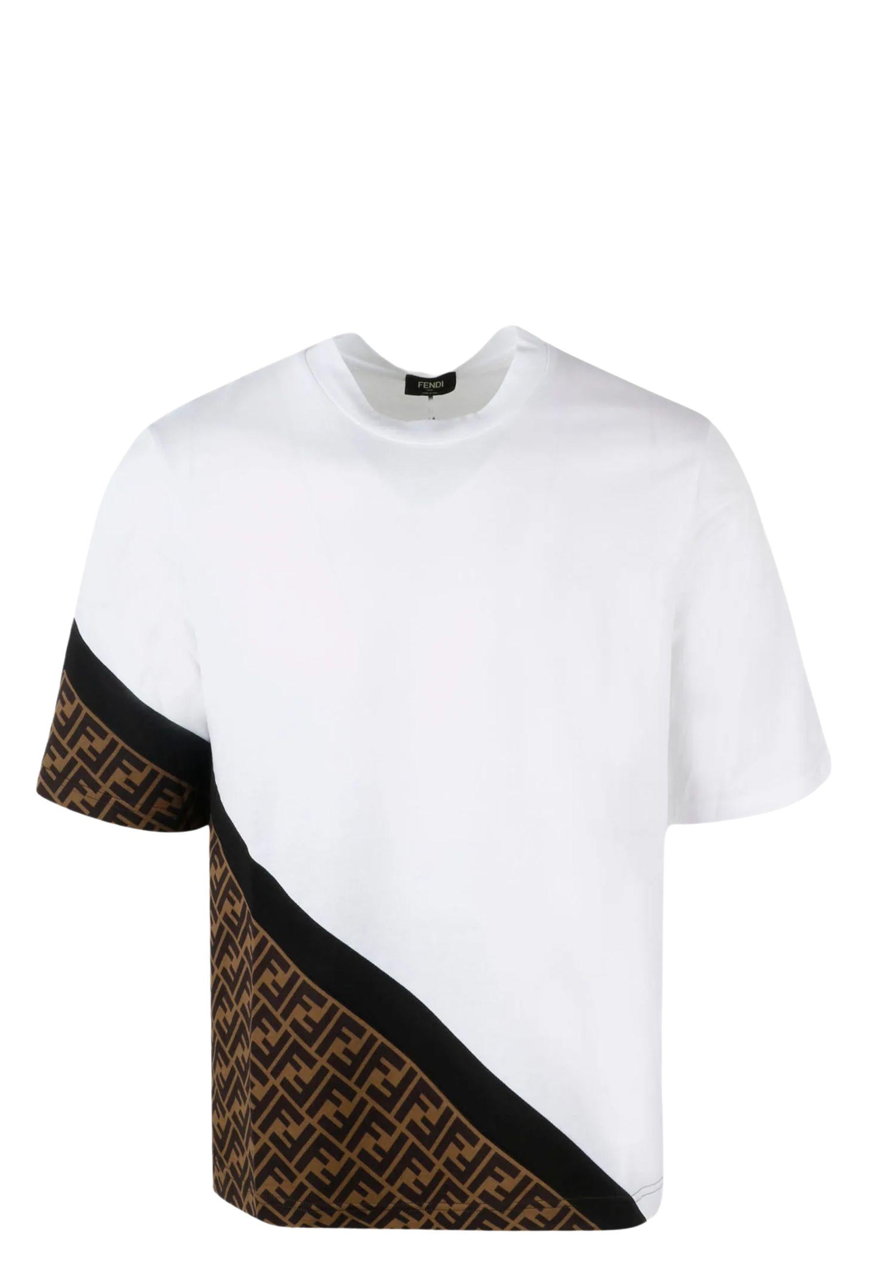T-shirt Fendi con inserto FF