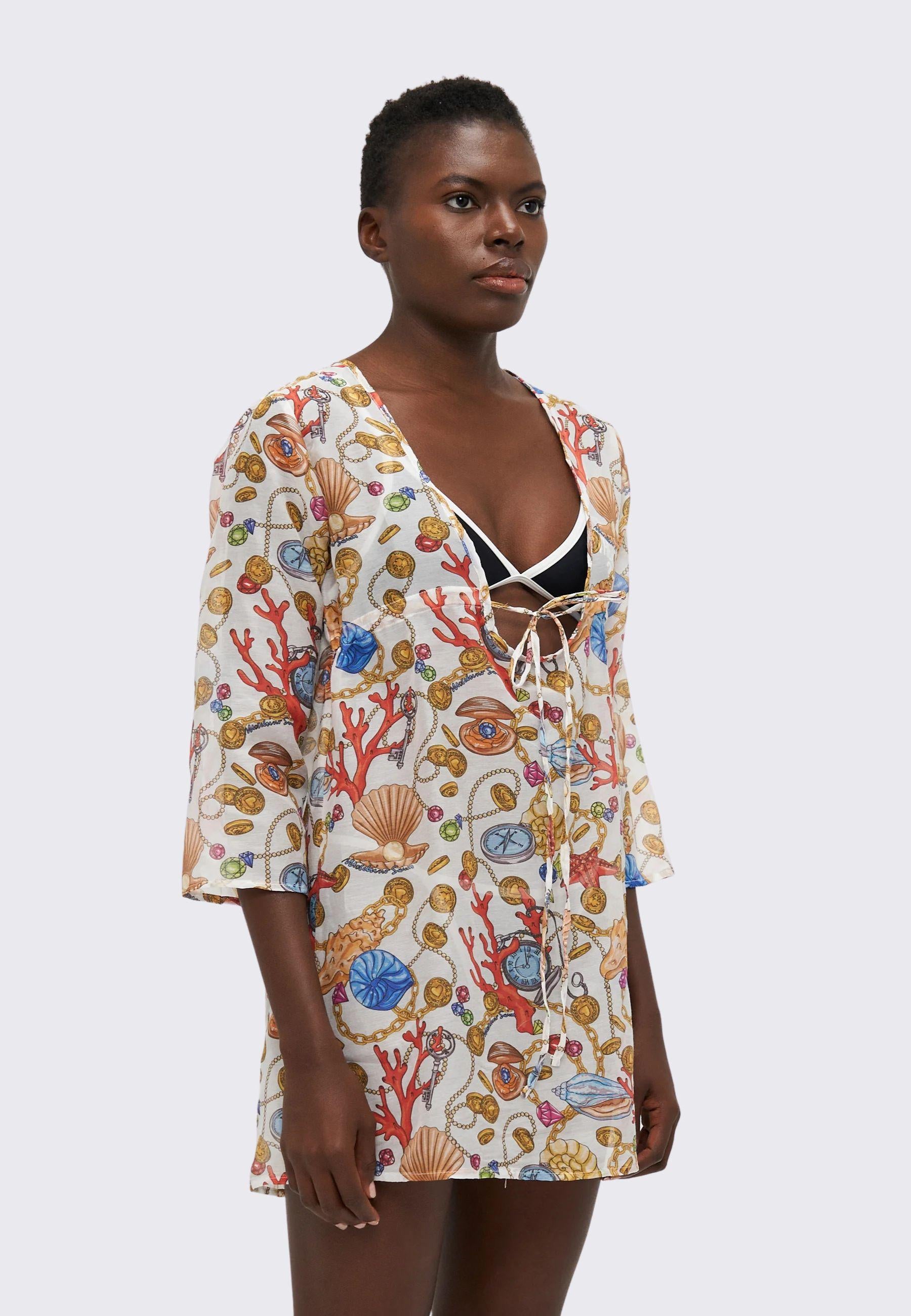 Kaftano con stampa