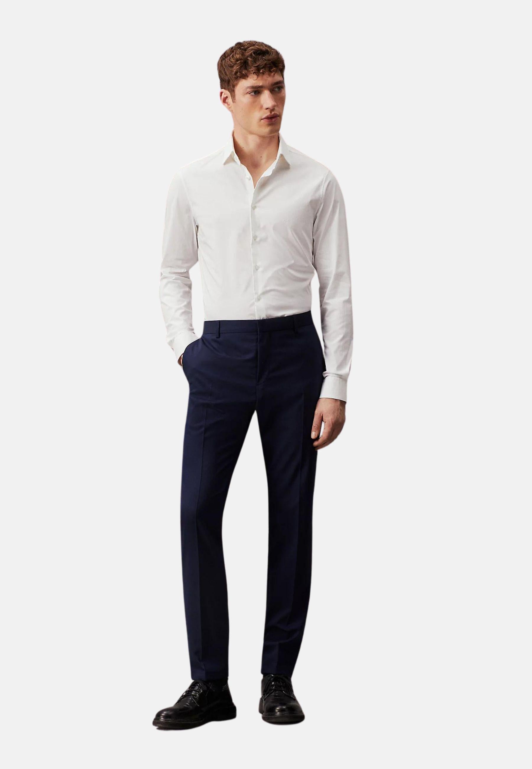 Abito uomo Calvin Klein - Slim Fit in misto lana stretch