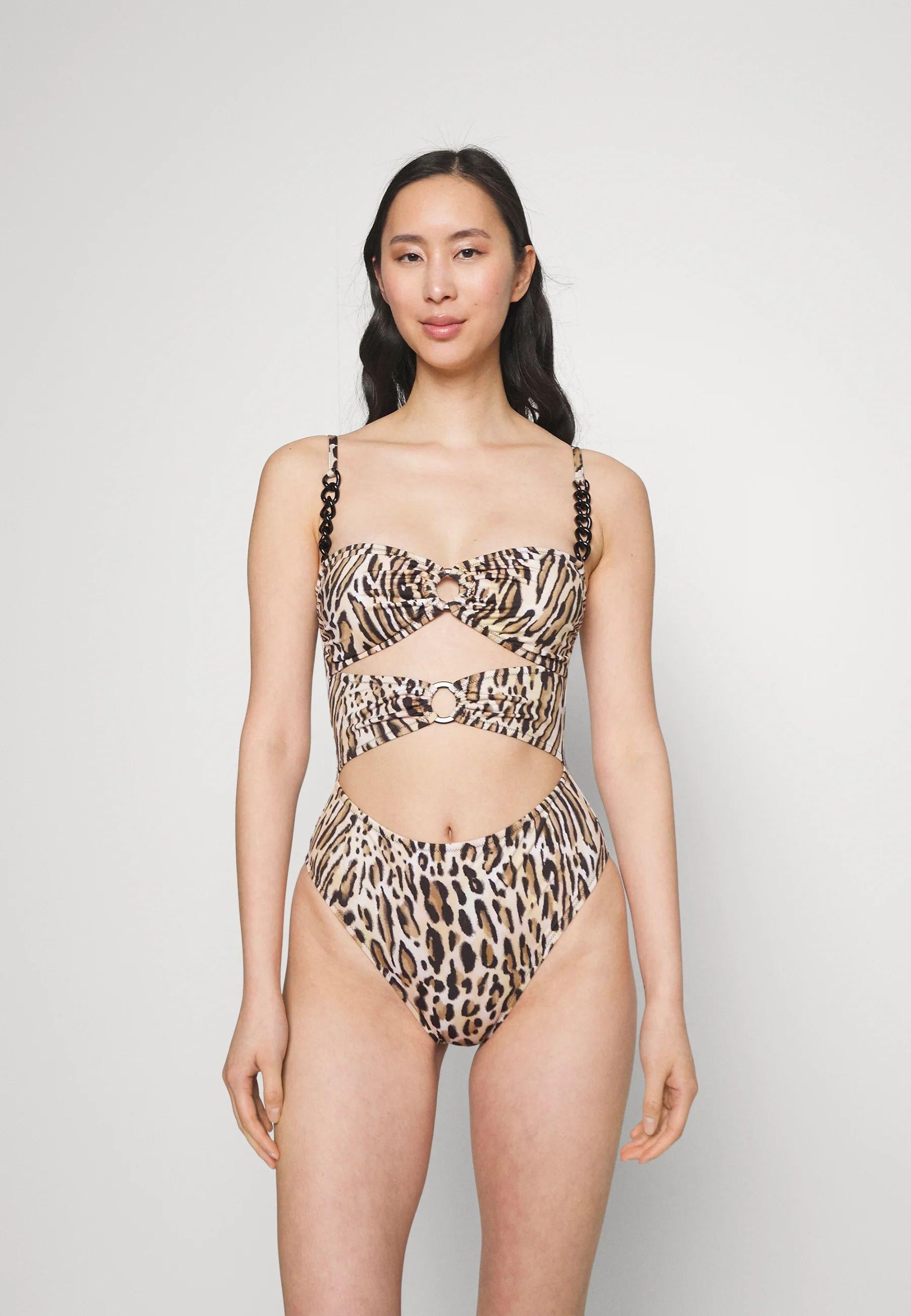 Costume intero Allover Leo Print