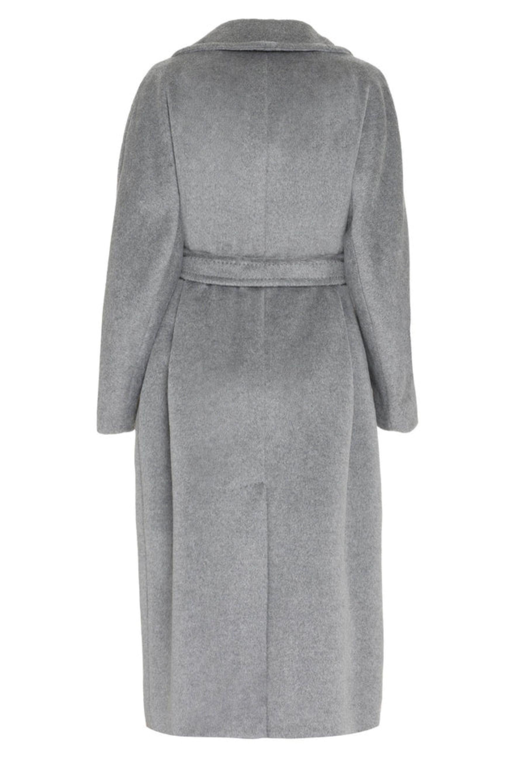 Cappotto a vestaglia in lana e alpaca