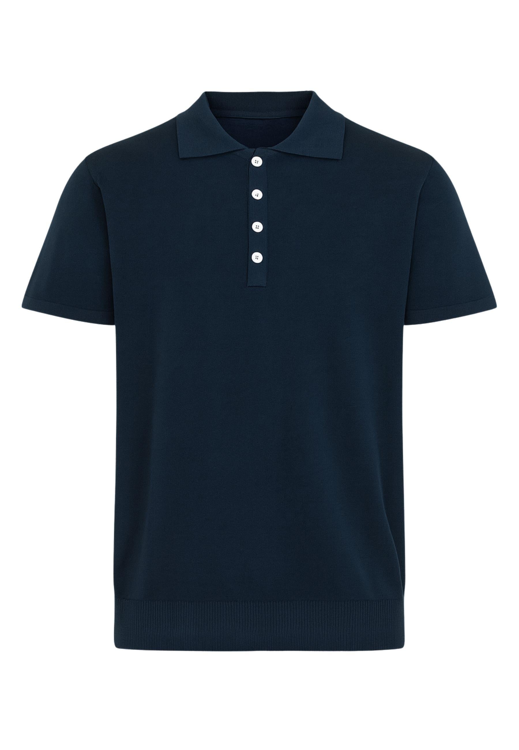 Polo Crepe in Cotone - Made in Italy