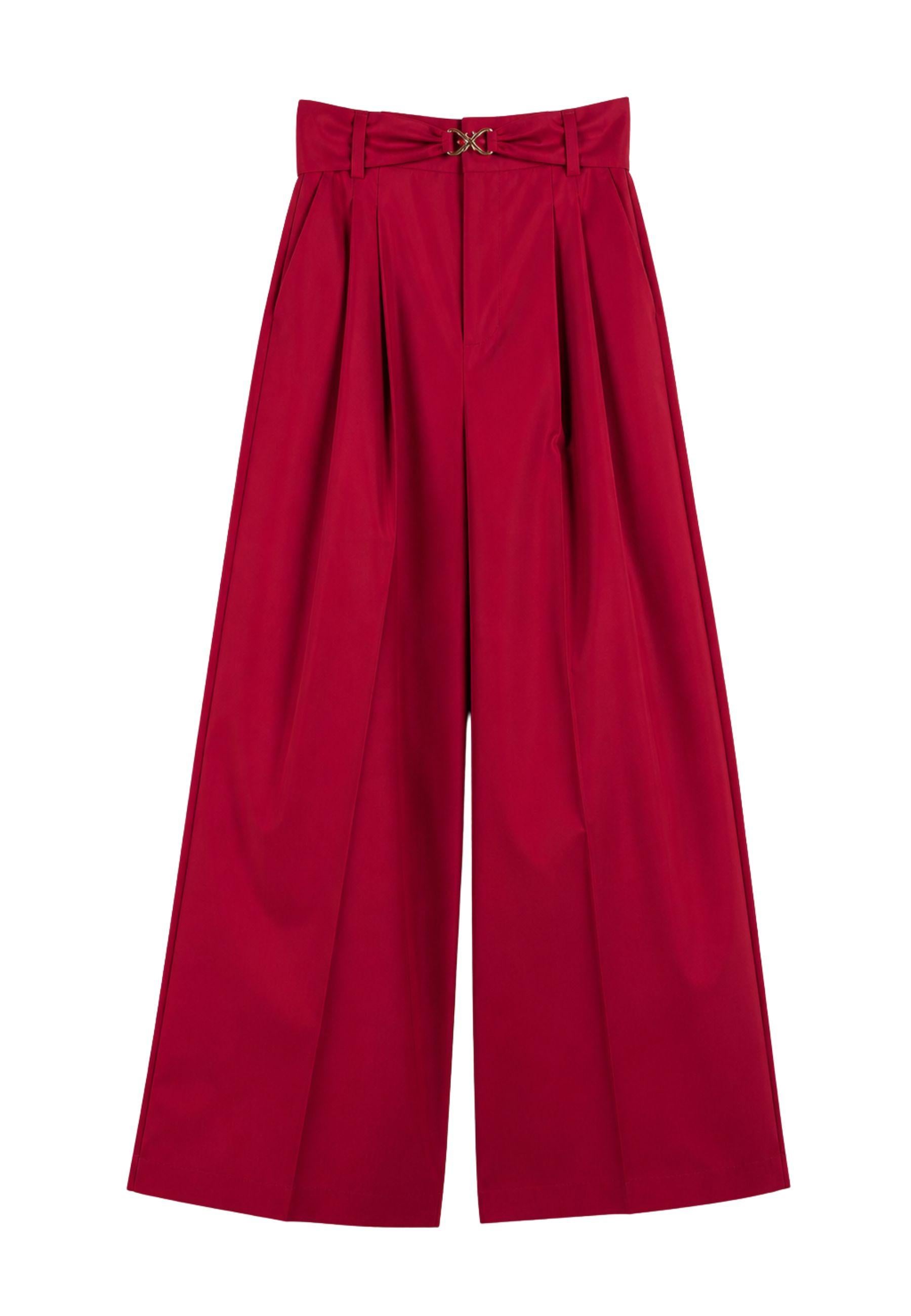 Pantalone Twinset in cotone stretch