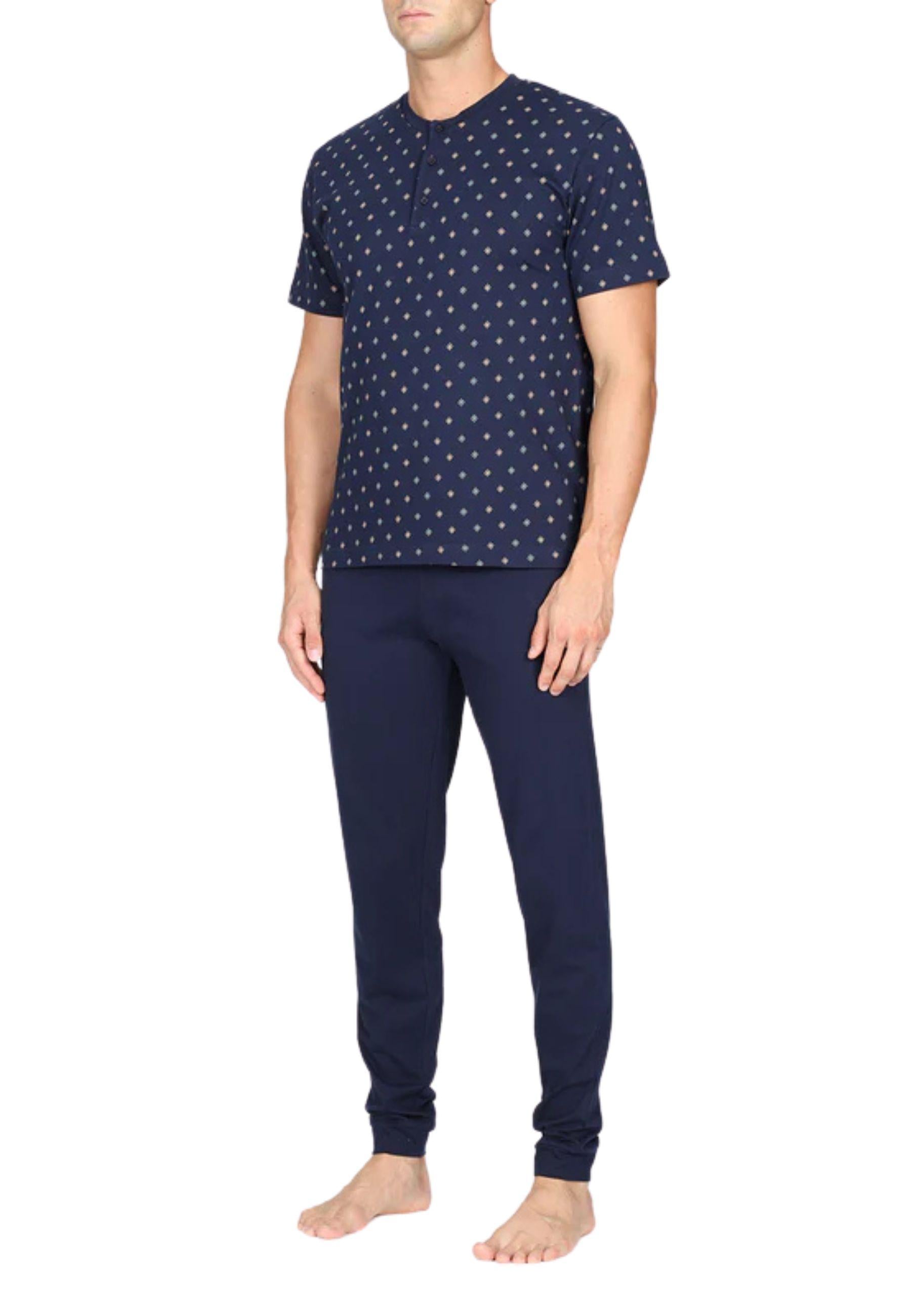Pigiama tre pezzi, in traspirante jersey di puro cotone s/z