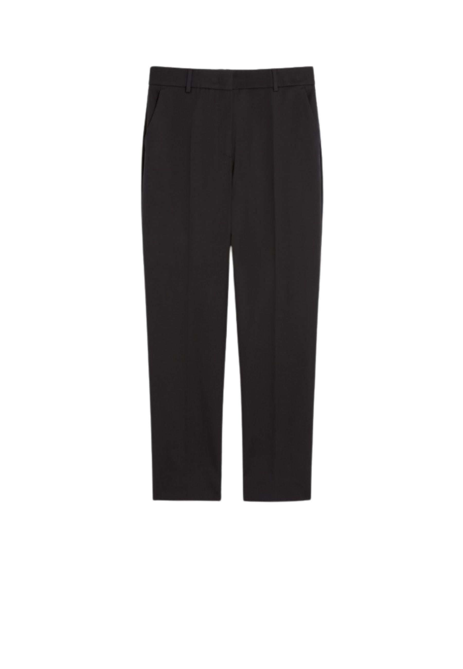 Pantalone sigaretta in gabardina