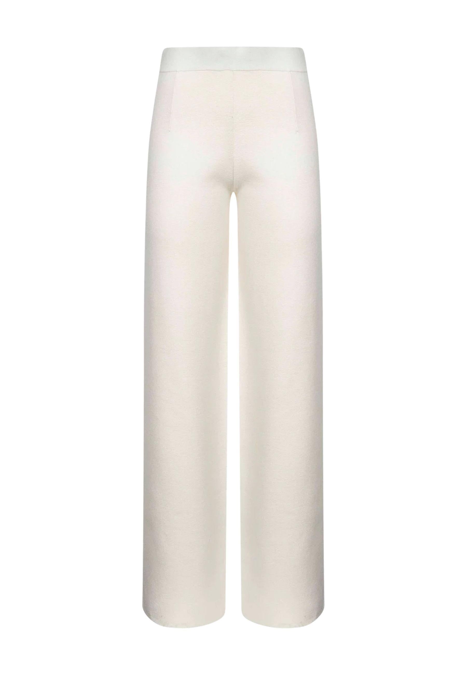 Max Mara Studio - Pantaloni Marzia in maglia a gamba larga