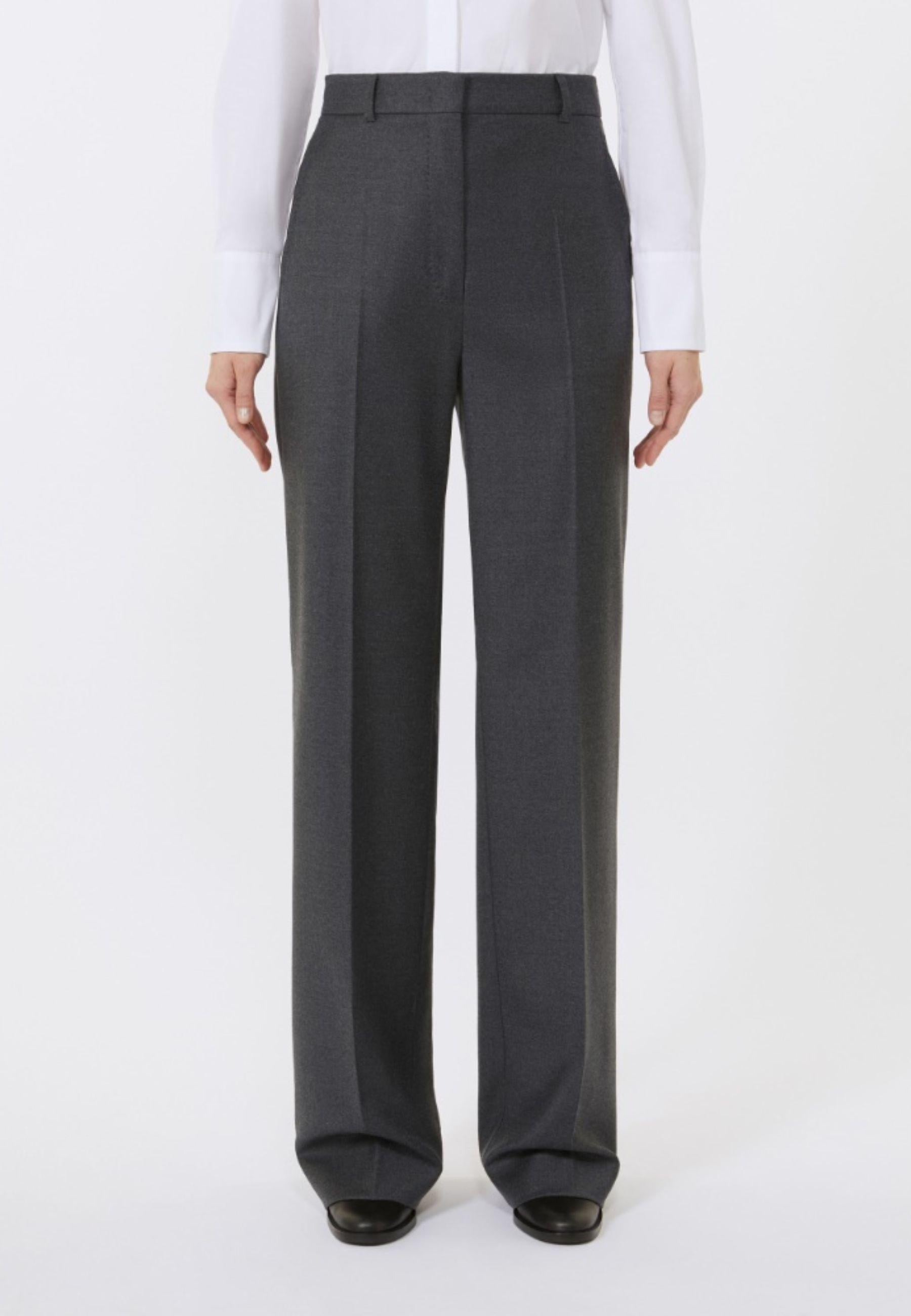 Pantalone in flanella stretch