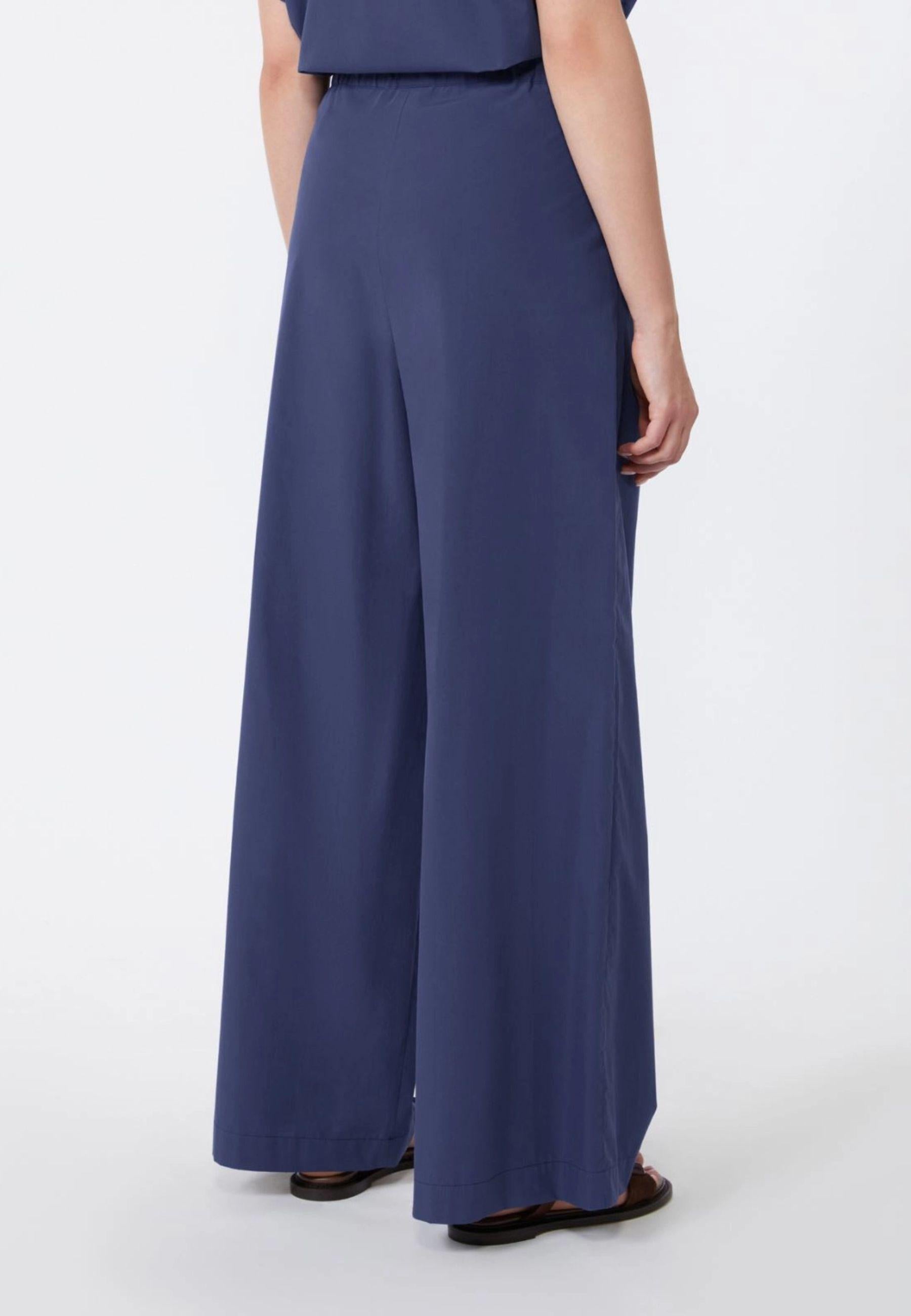 Weekend Max Mara - Pantalone ampio in popeline di cotone