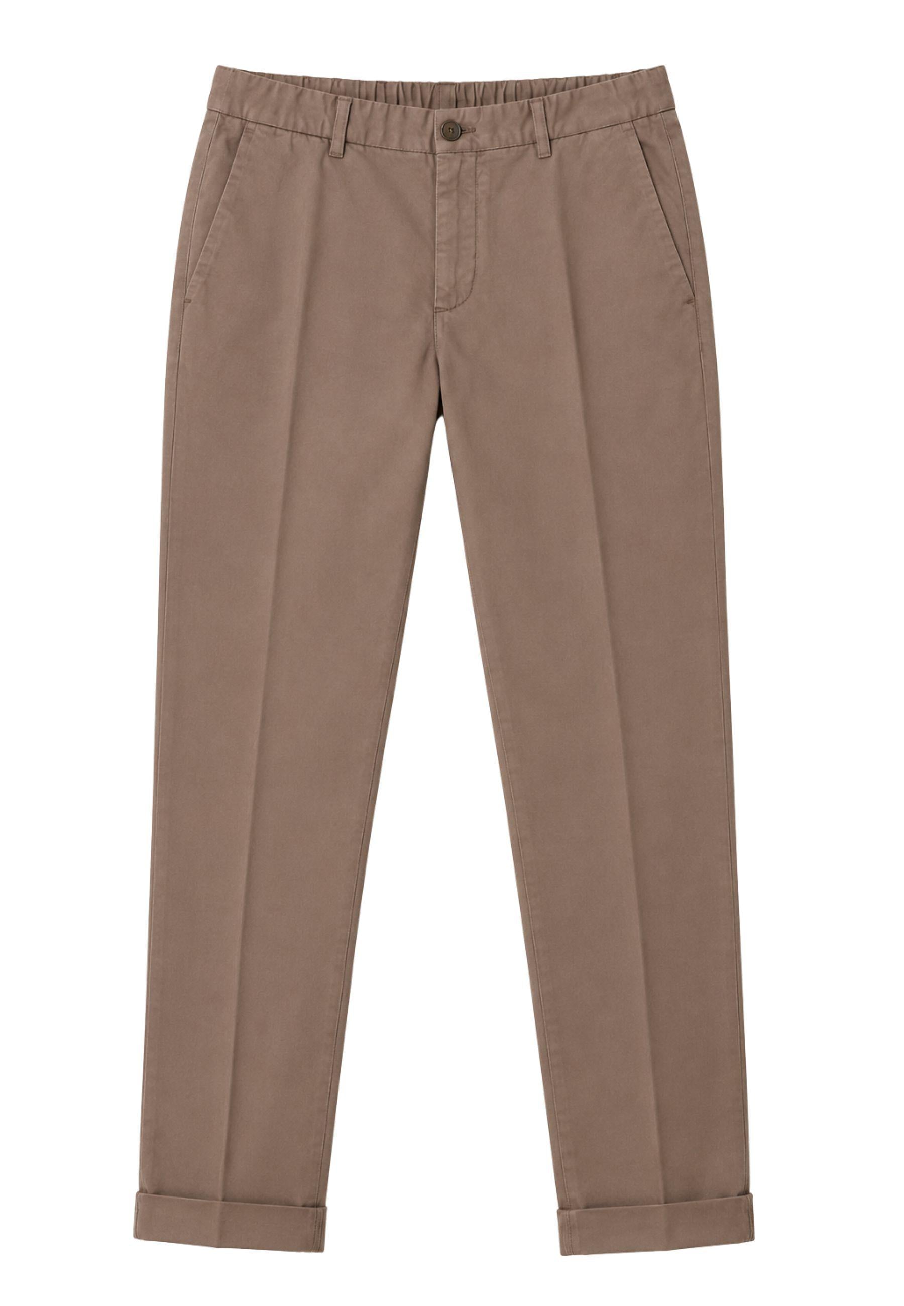 Pantalone Briglia Uomo in Cotone e Lino Stretch