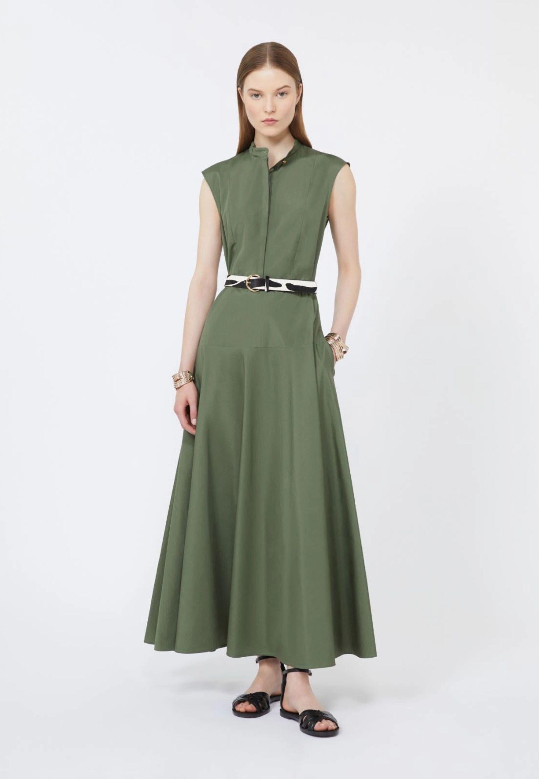 Max Mara Studio - Abito a ruota in popeline di cotone