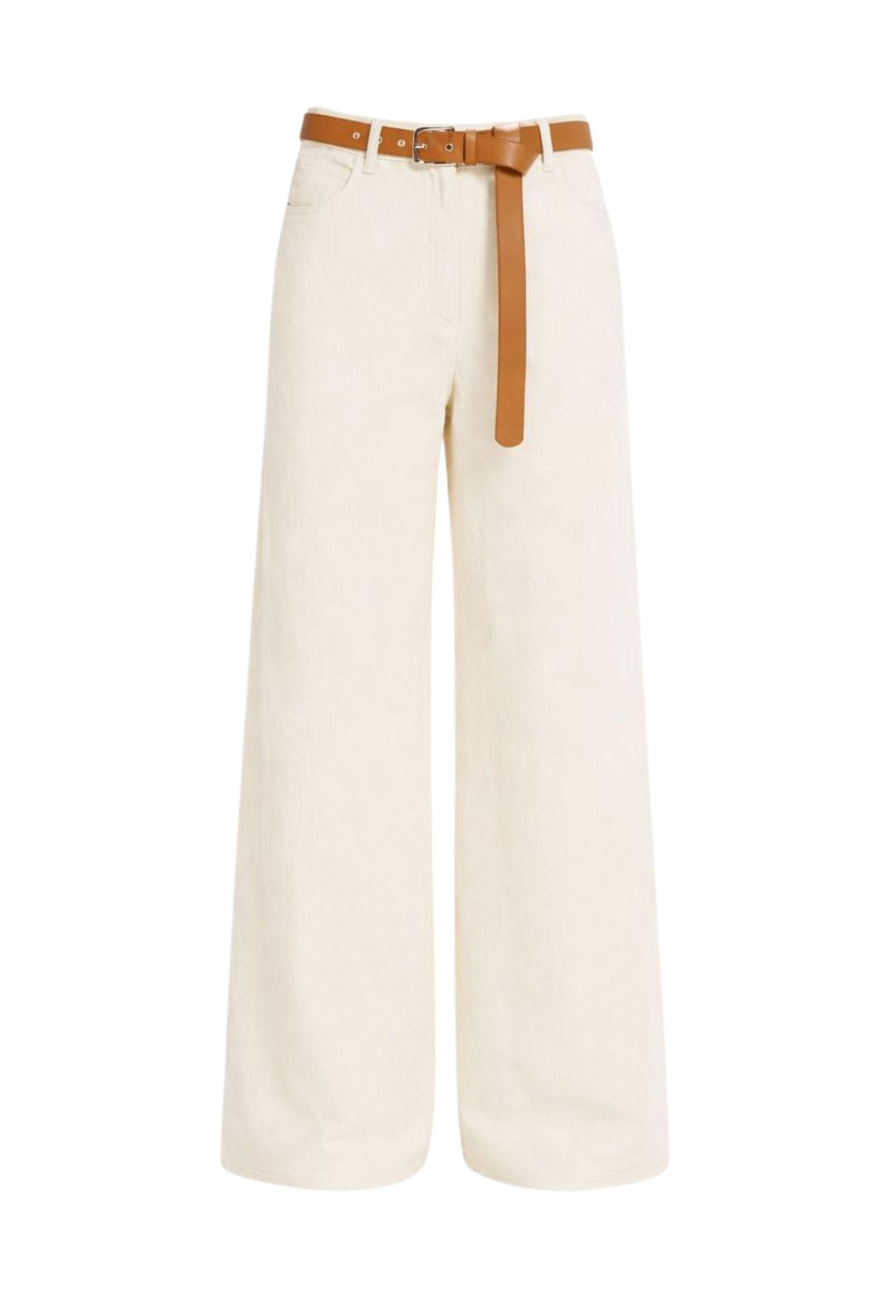 Pantalone COBALTO a gamba larga - Max Mara Studio