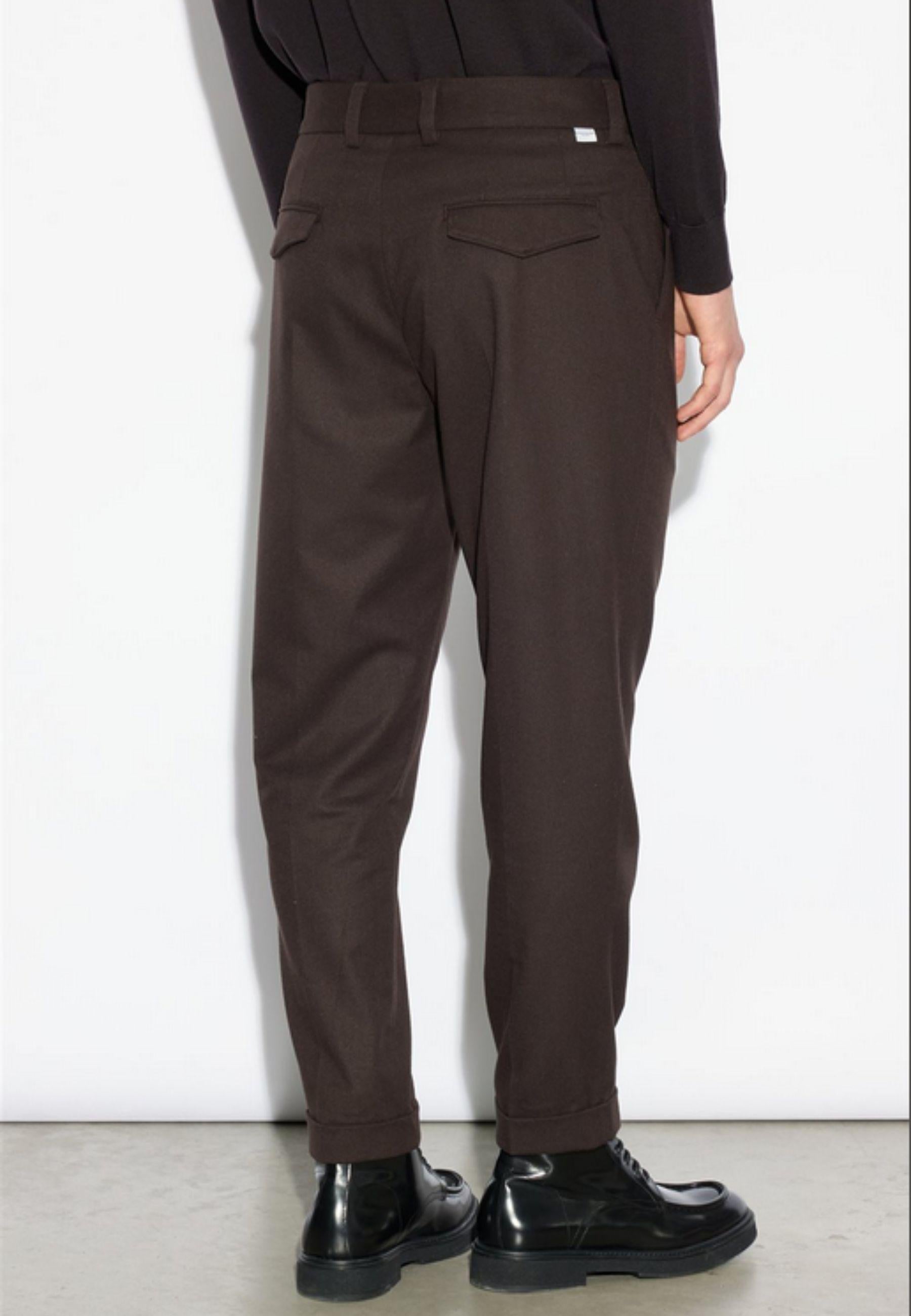 Pantalone "Duomo" in flanella<BR/>