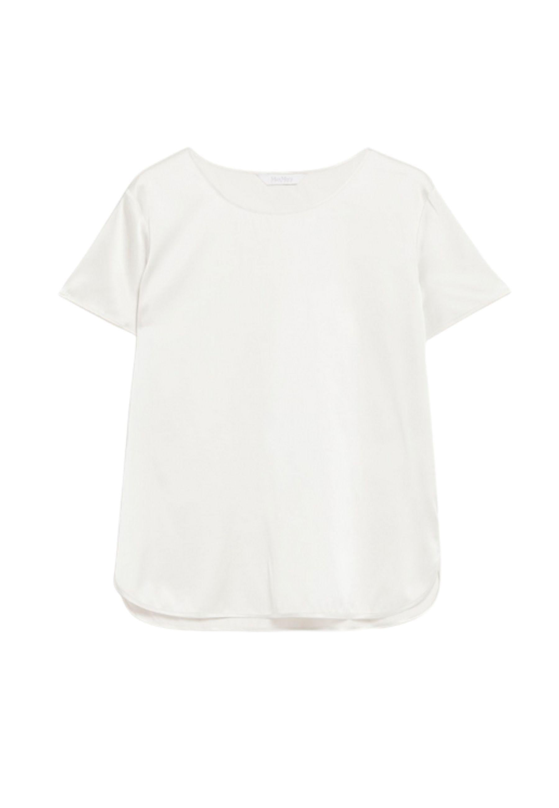 Max Mara Leisure - T-shirt donna in raso di seta stretch