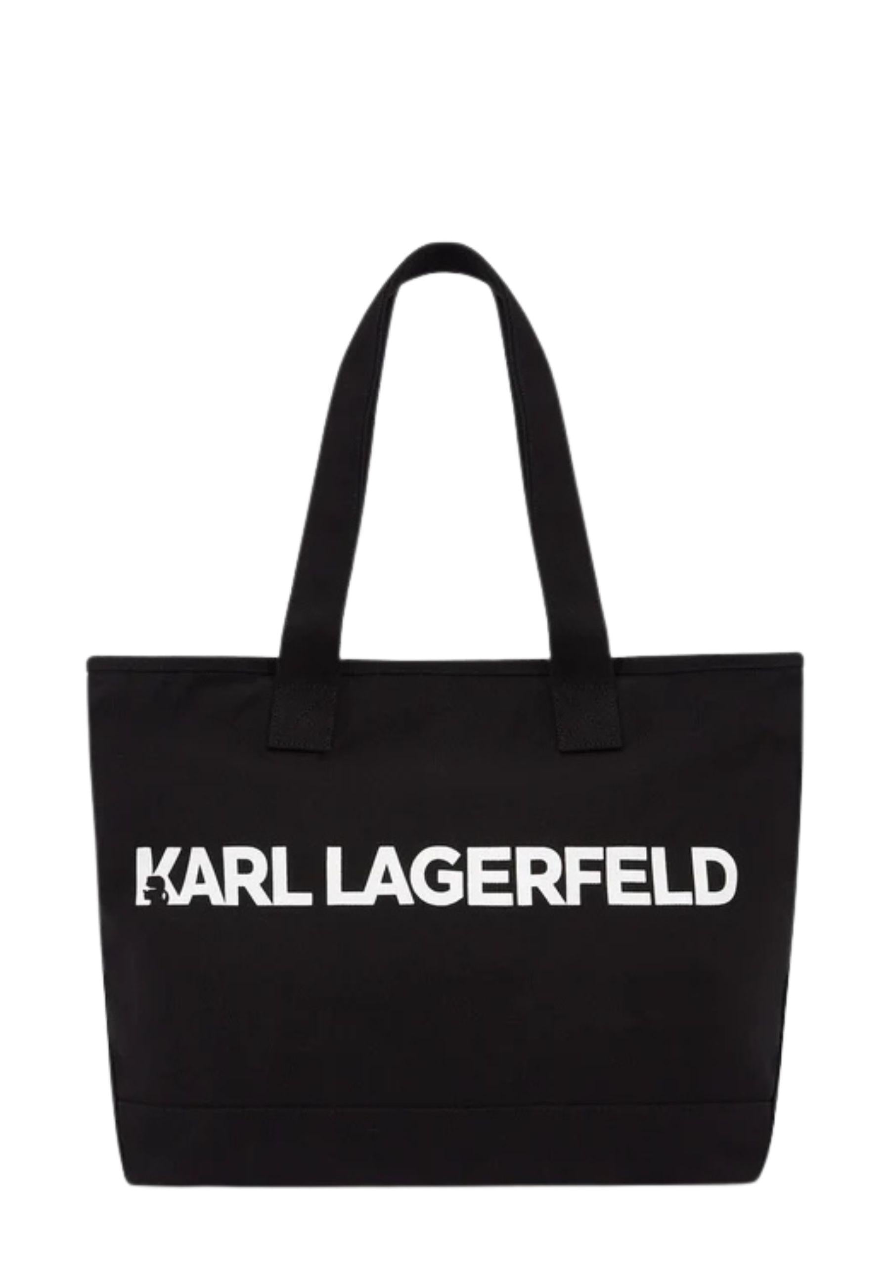 KARL LAGERFELD - Borsa Tote con Logo Extra Large