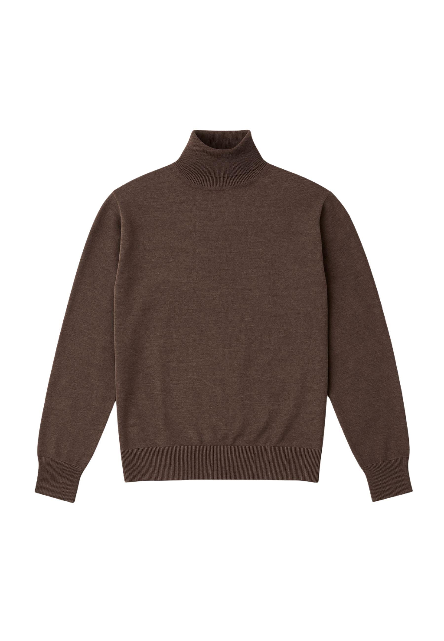 Maglione mezzo collo Cruciani in pura lana