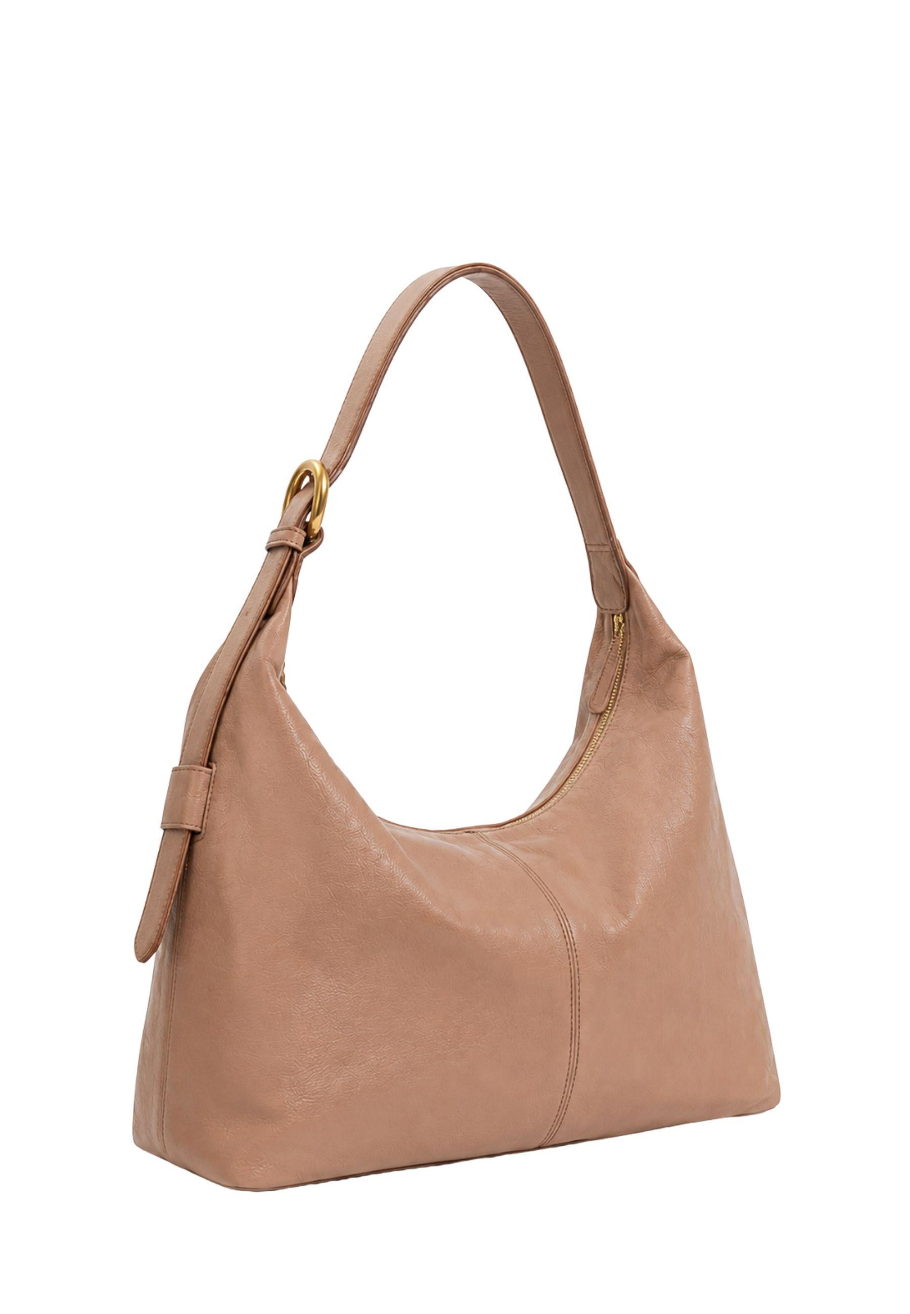 Twinset Milano Genuine Leather Hobo Bag