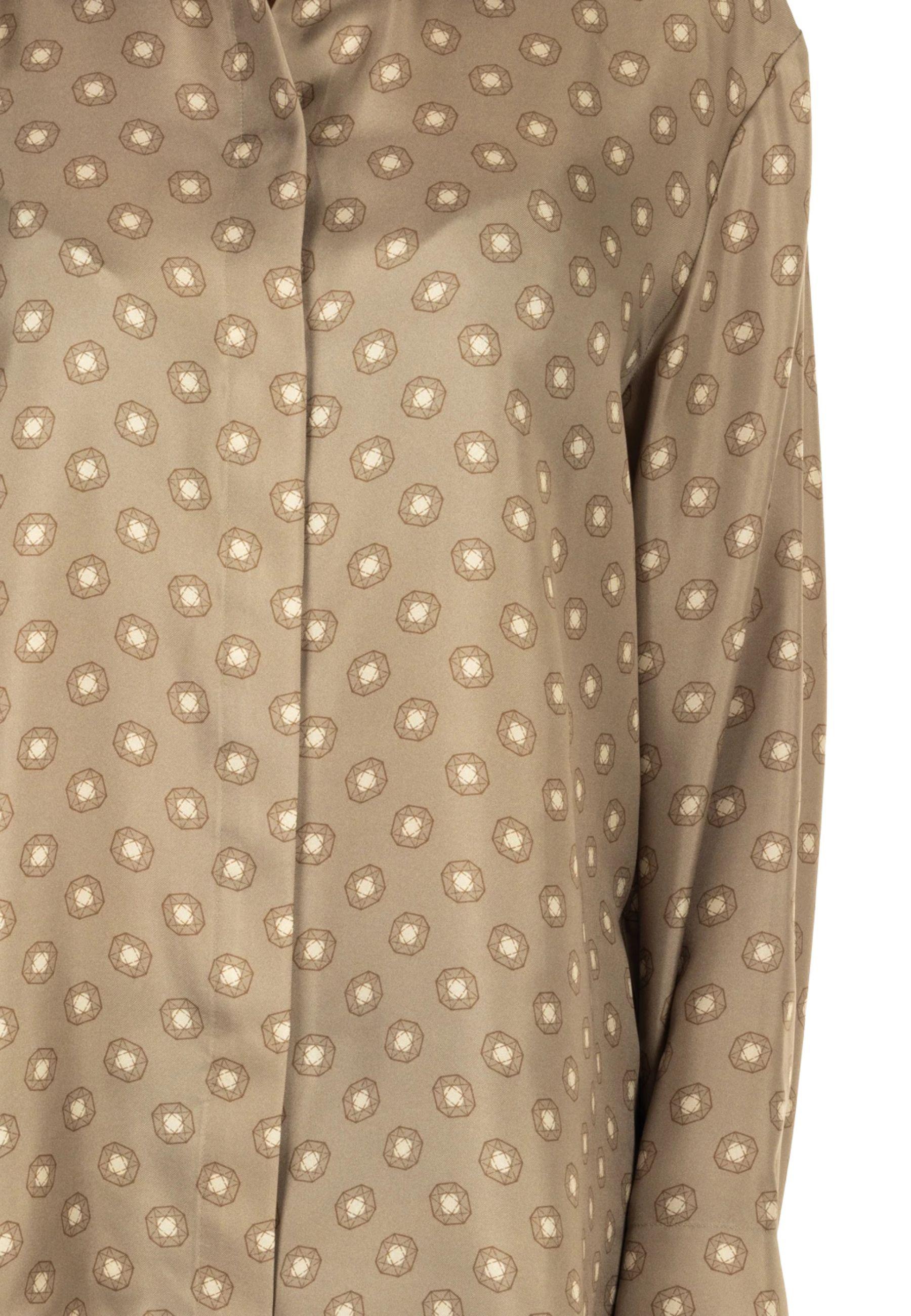 Camicia Urna in seta stampata