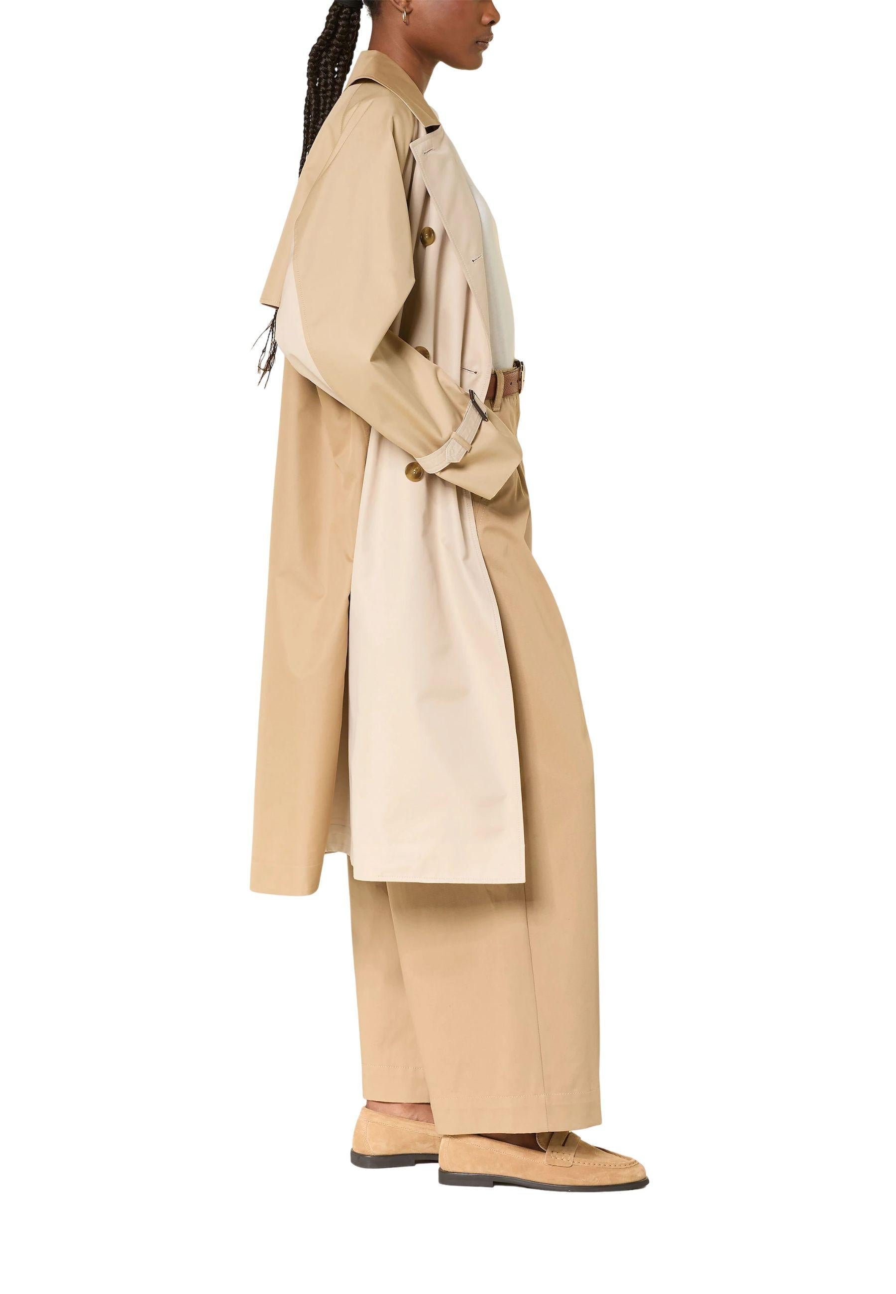 Weekend Max Mara - Pantalone Nebbie a gamba ampia in gabardina di cotone