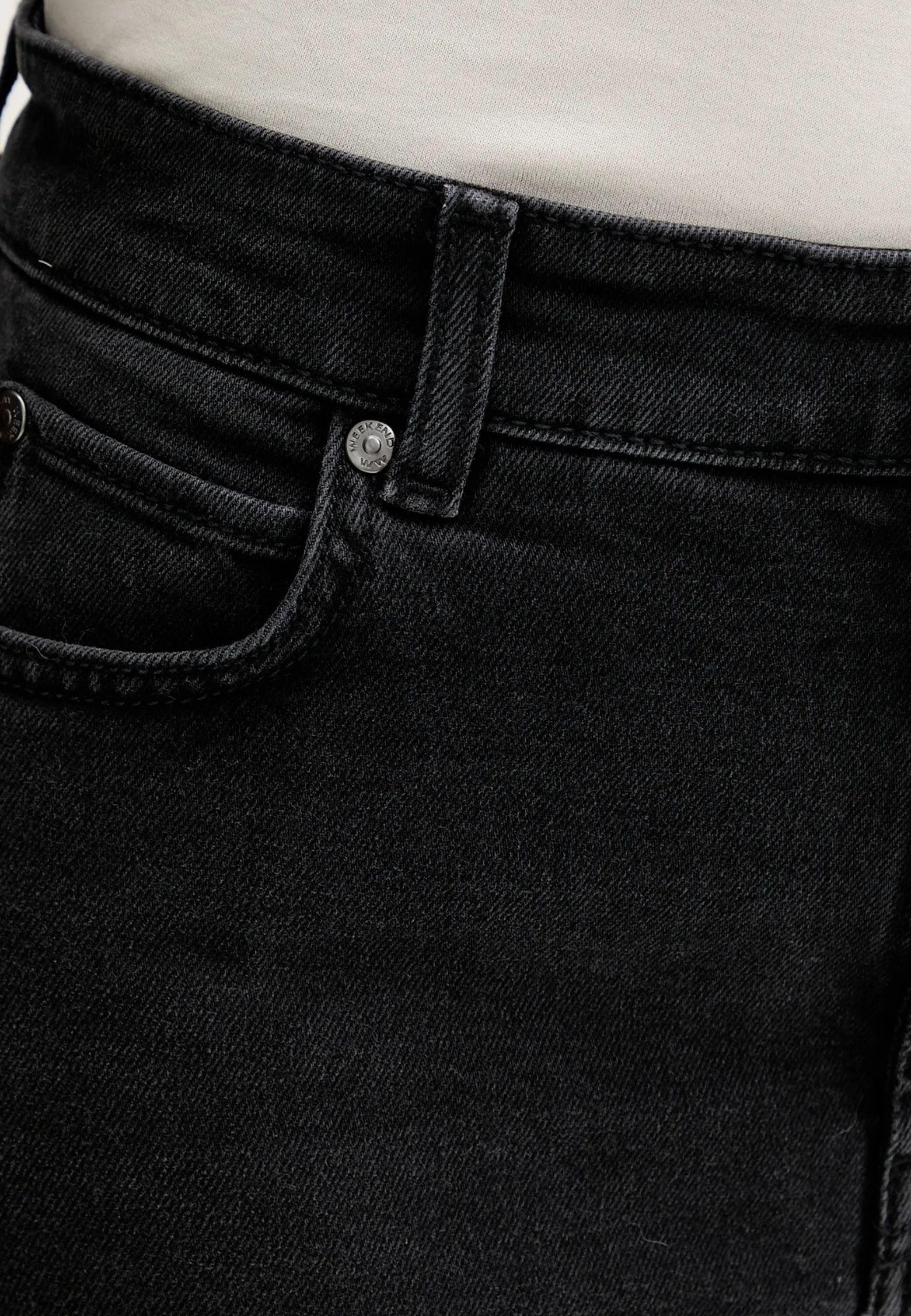 Jeans donna straight fit vita alta