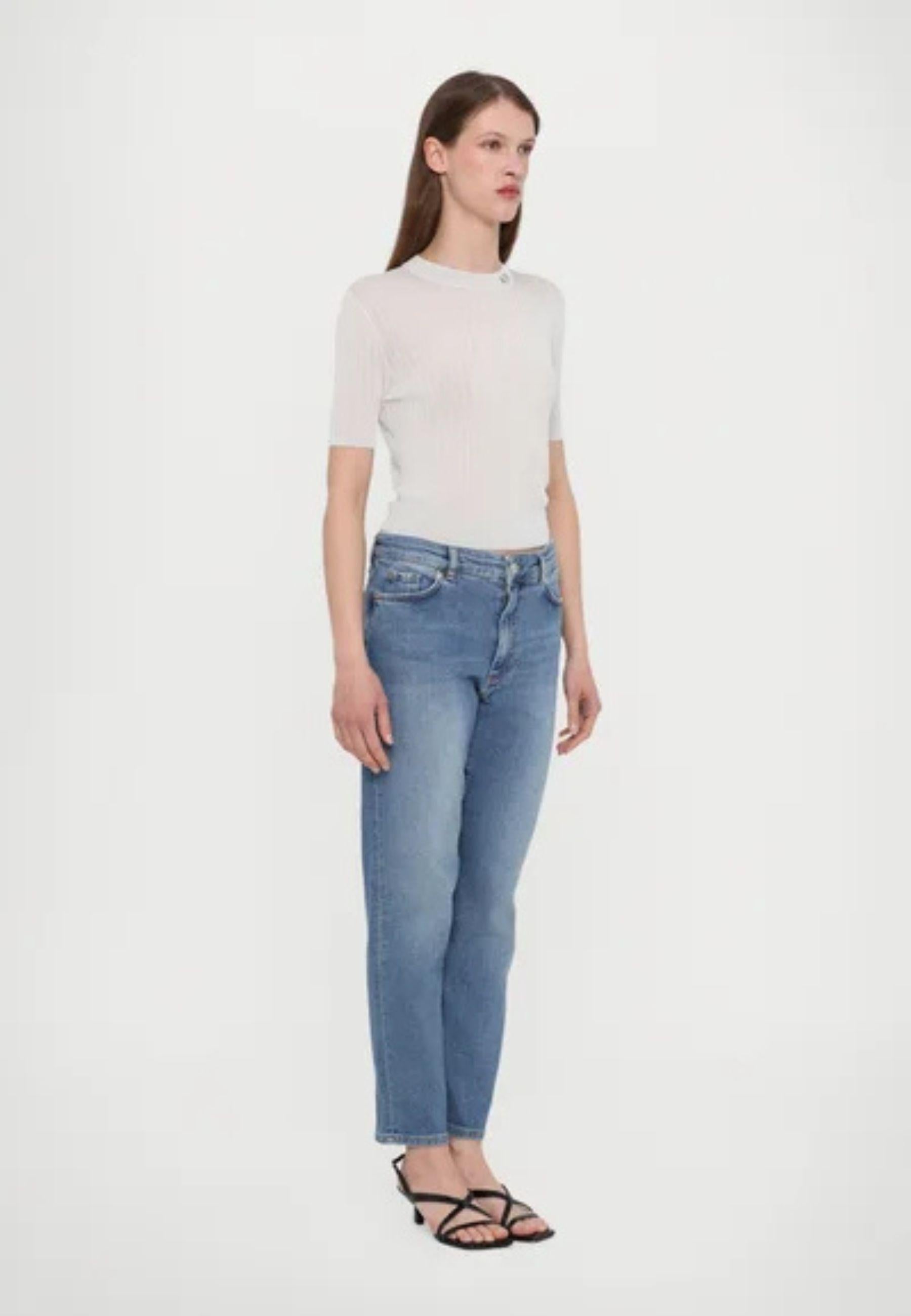 Sportmax - Jeans NAVATA a sigaretta in denim blu