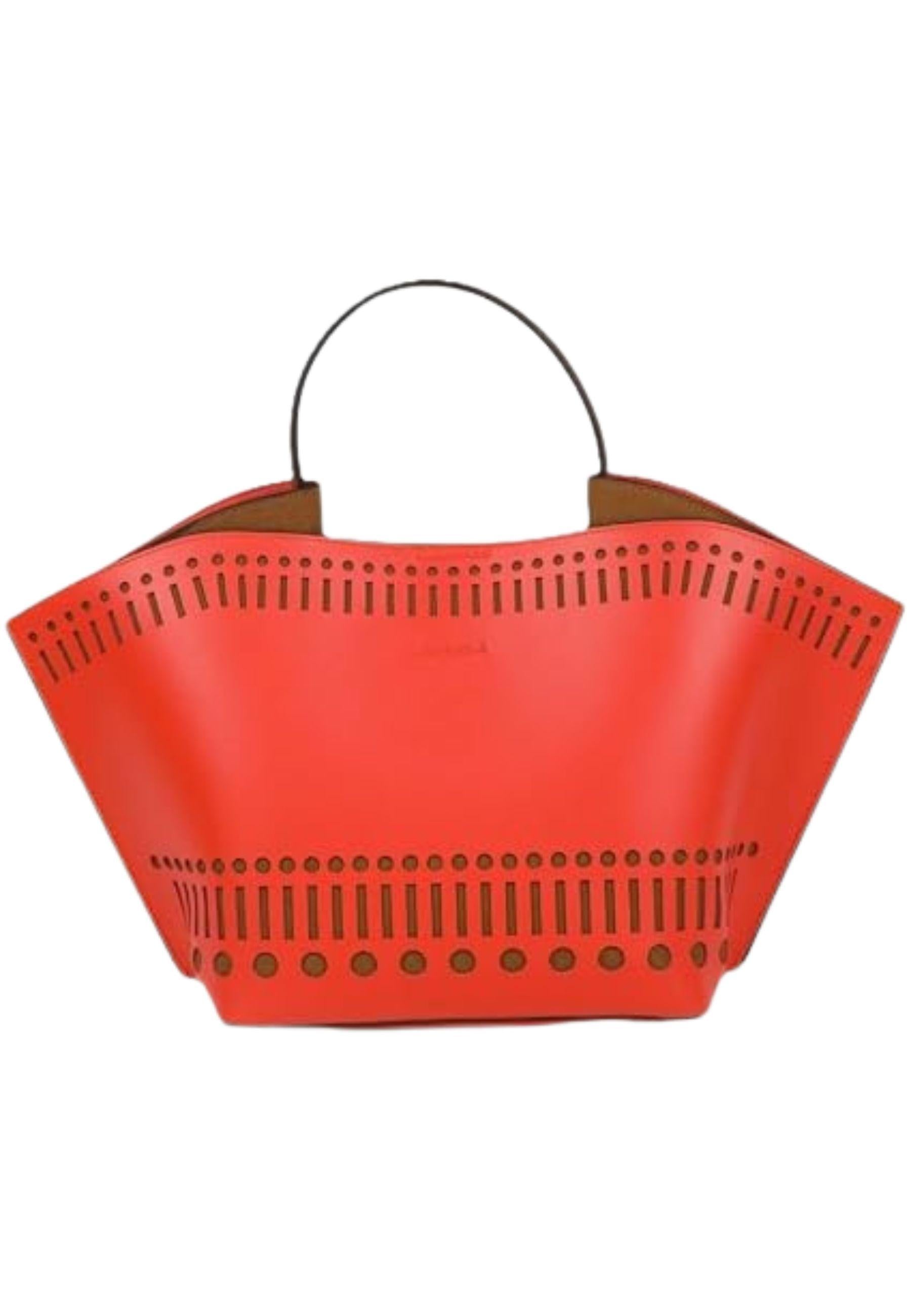 Borsa a mano RIO in vitello traforato