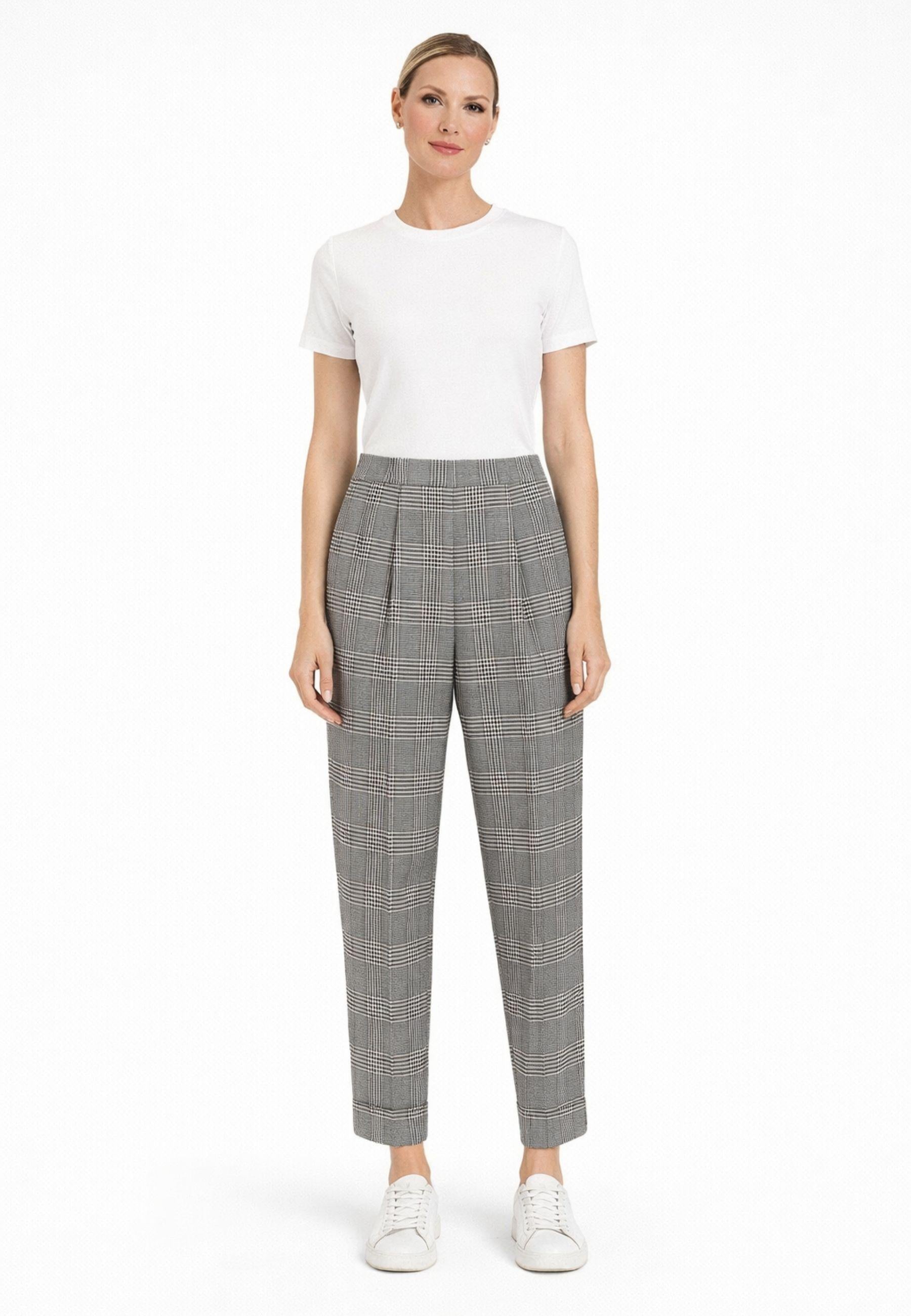 S'Max Mara - Pantalone in lana Prince of Wales