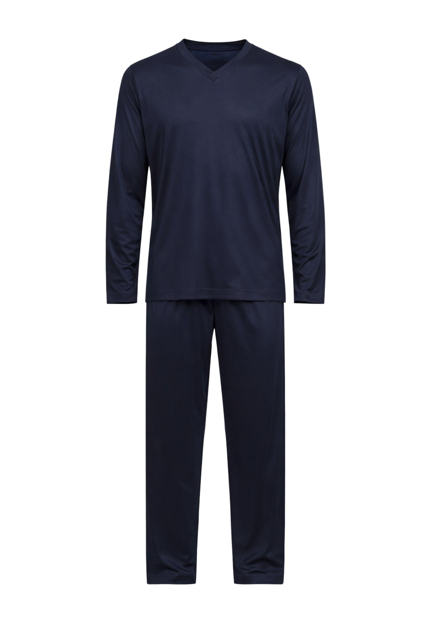 Pigiama Uomo Collo V in Lyocell 100% - Ultra Leggero e Traspirante