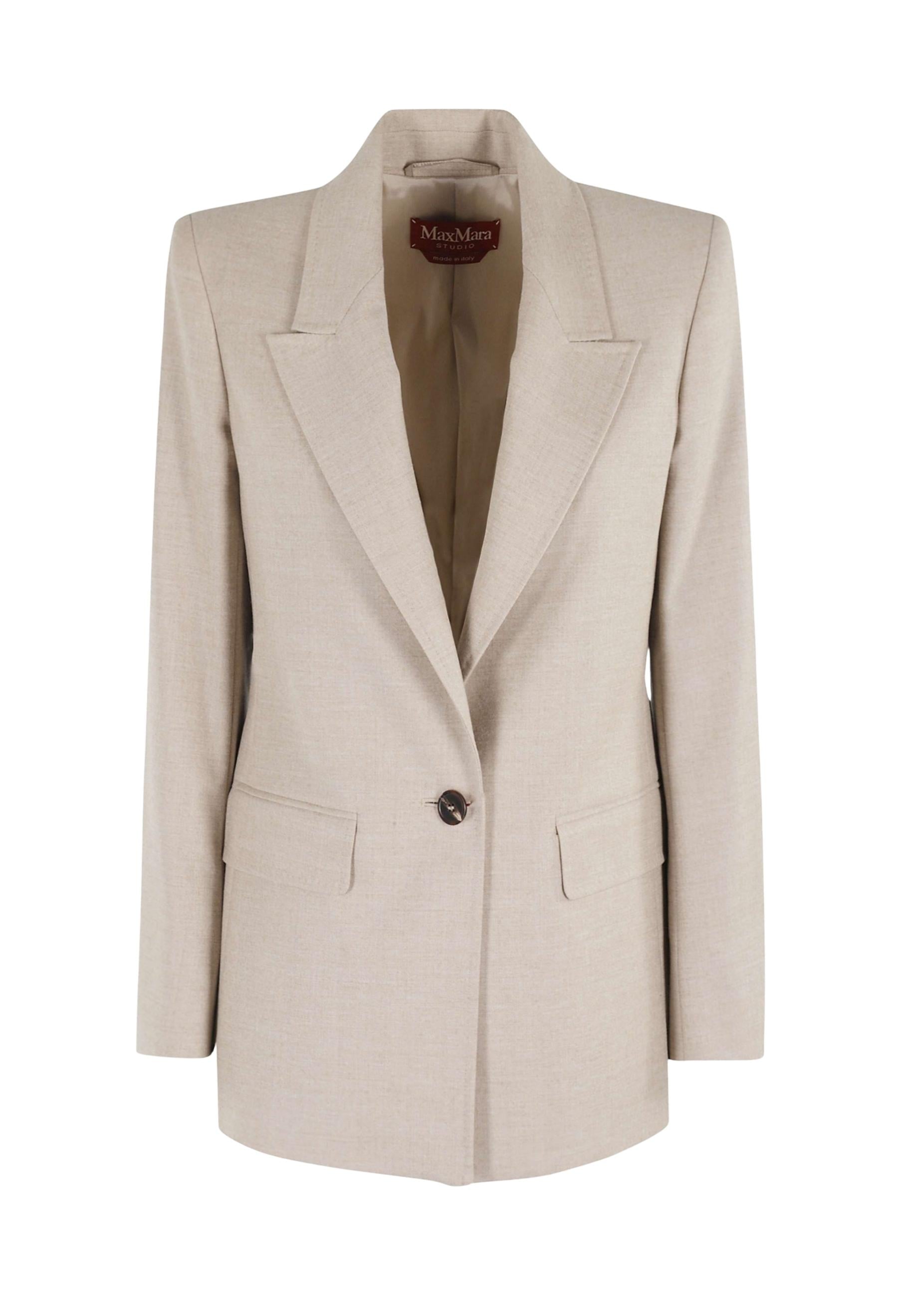 Blazer regular fit in flanella