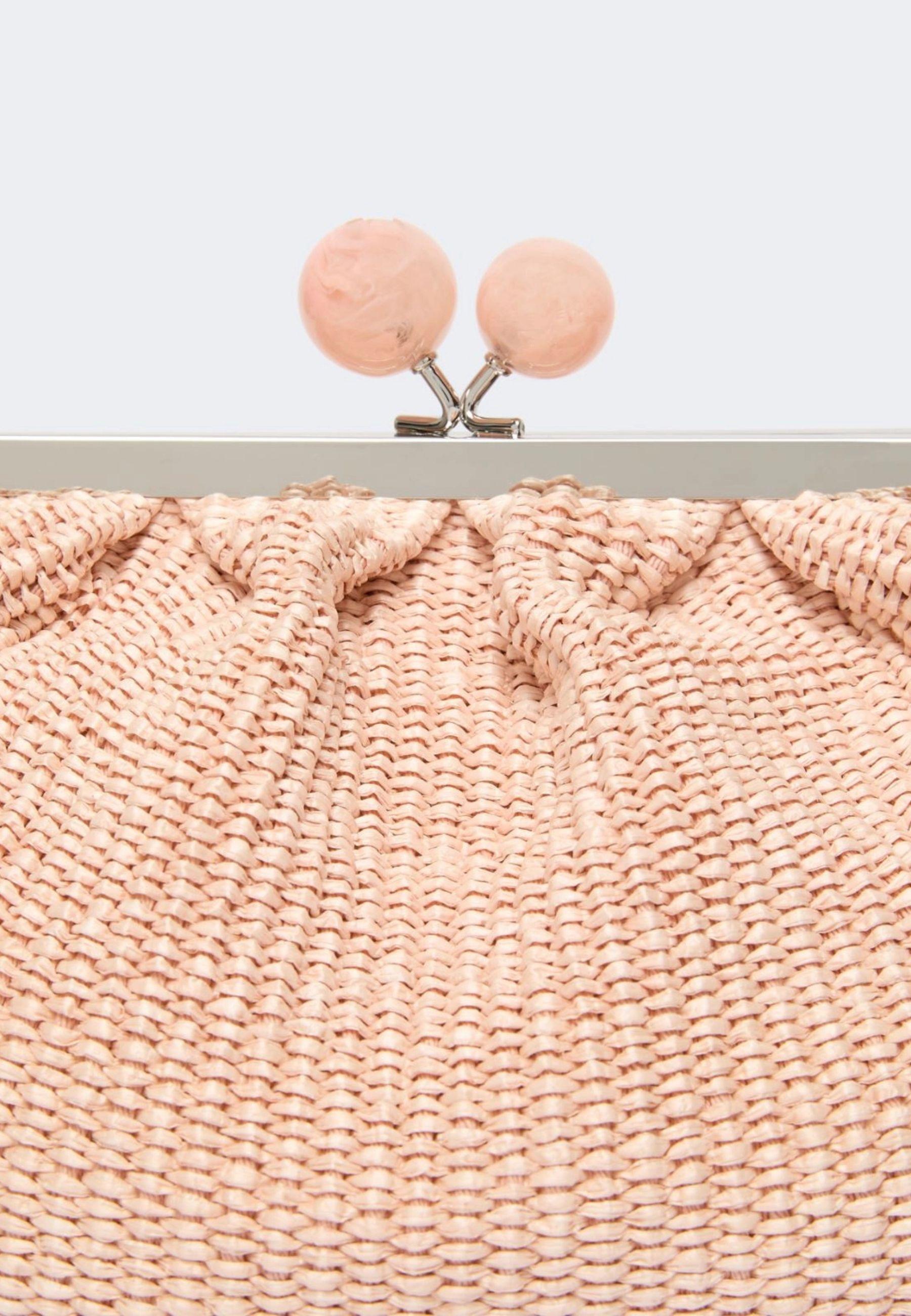Weekend Max Mara - Pasticcino Bag Medium effetto rafia