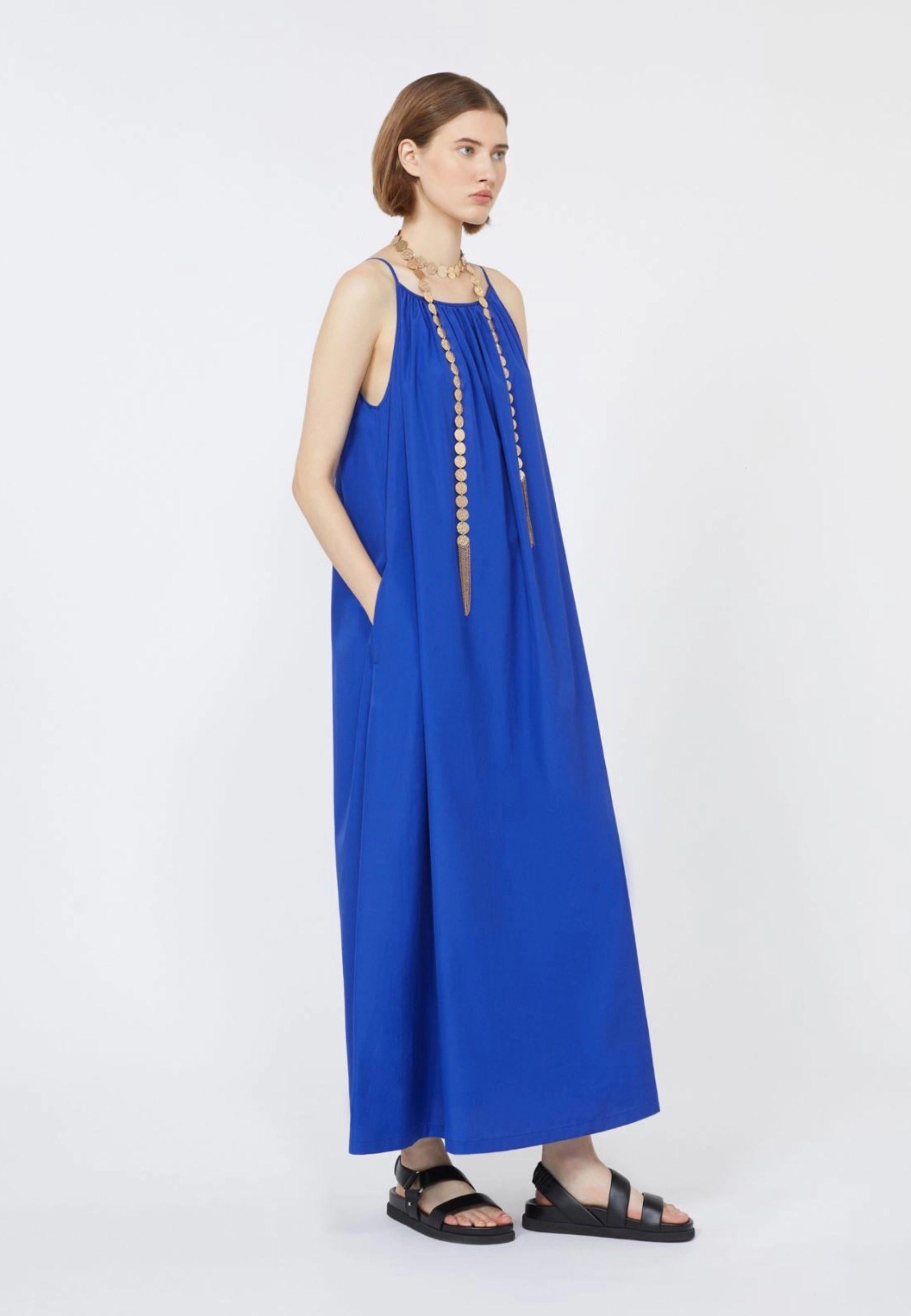 Max Mara Studio - Abito lungo in popeline di cotone