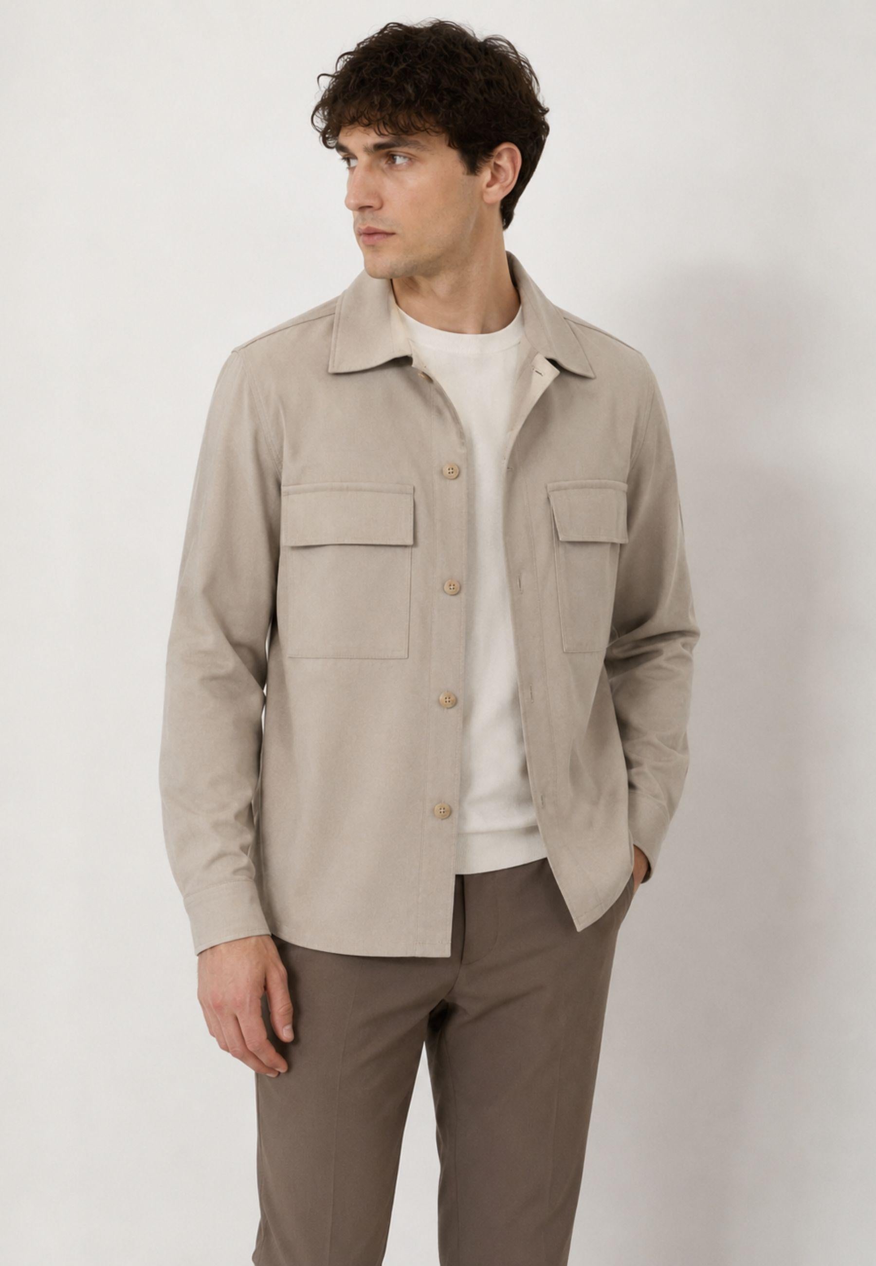 Camicia Giacca Briglia John in Lana Vergine