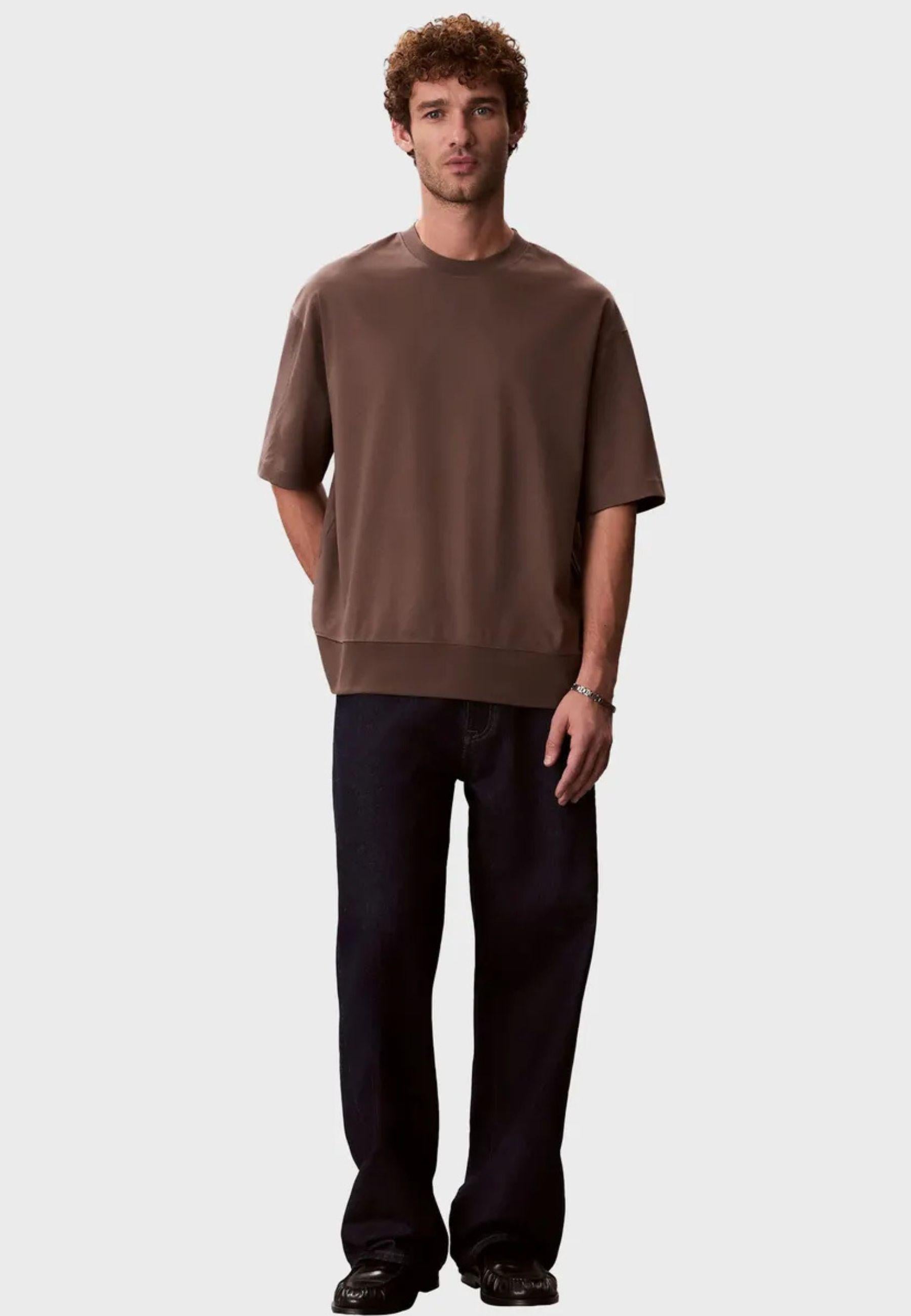 T-shirt uomo in cotone mercerizzato - Calvin Klein