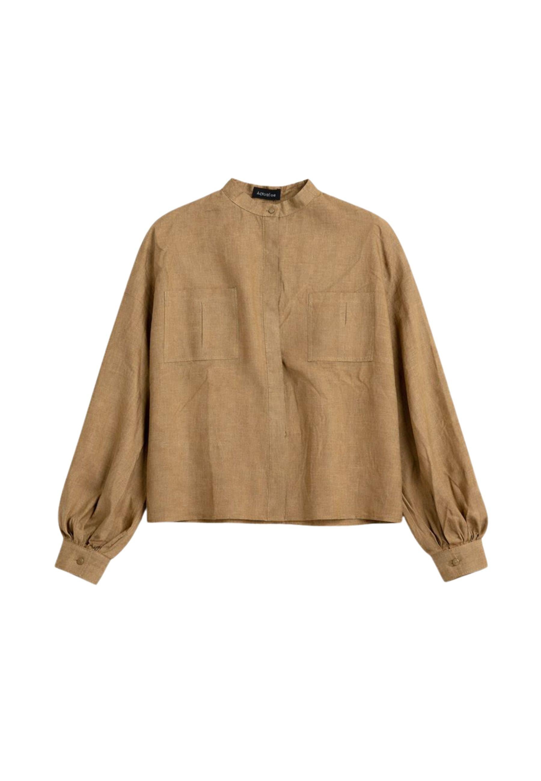 Camicia oversize in puro lino