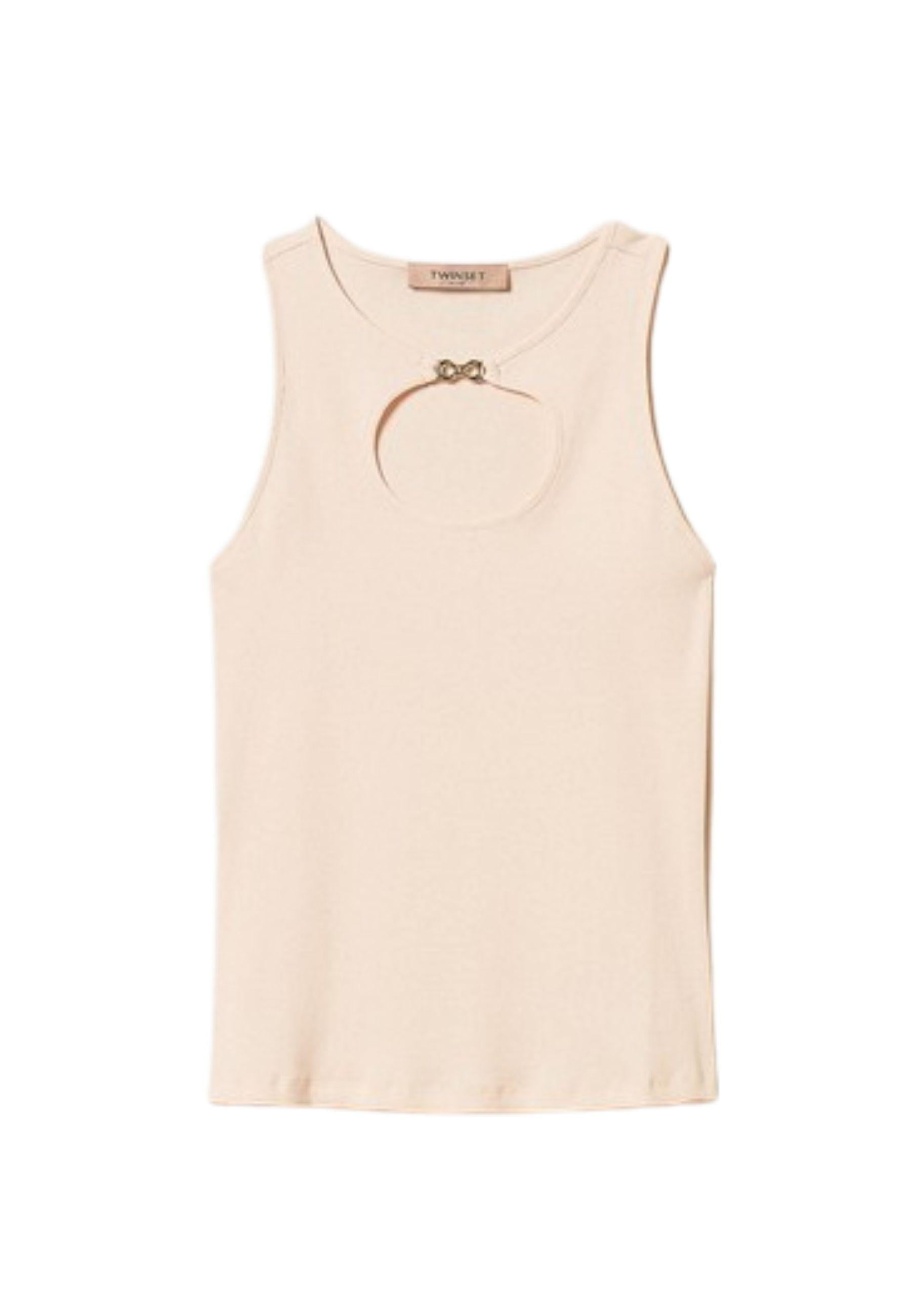 Top a costine con logo