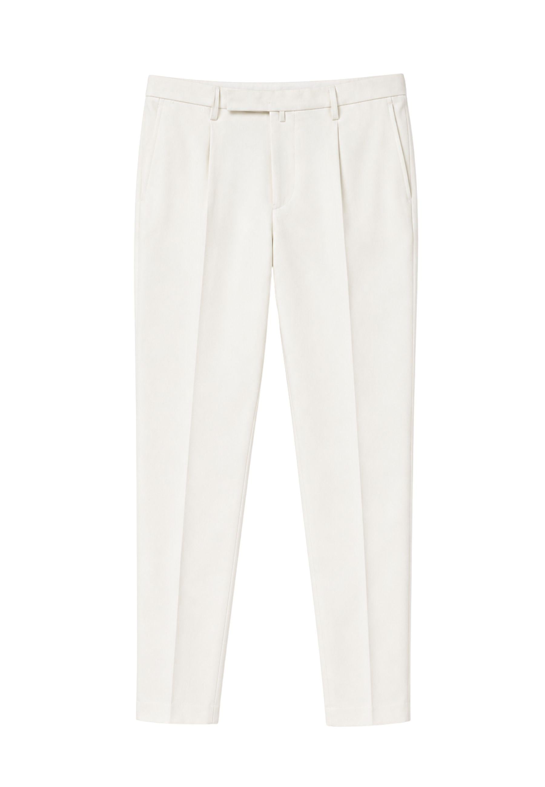 Briglia 1949 - Pantalone sartoriale in cotone e lino stretch